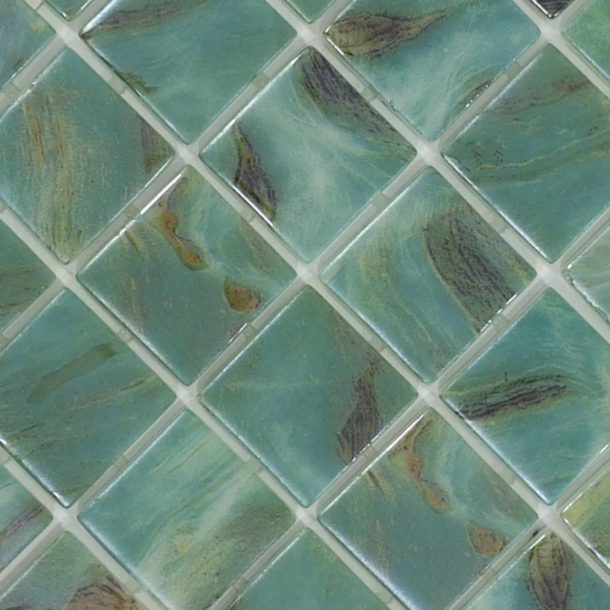 Cristal Piscina Mosaico Alassio Turquesa 38