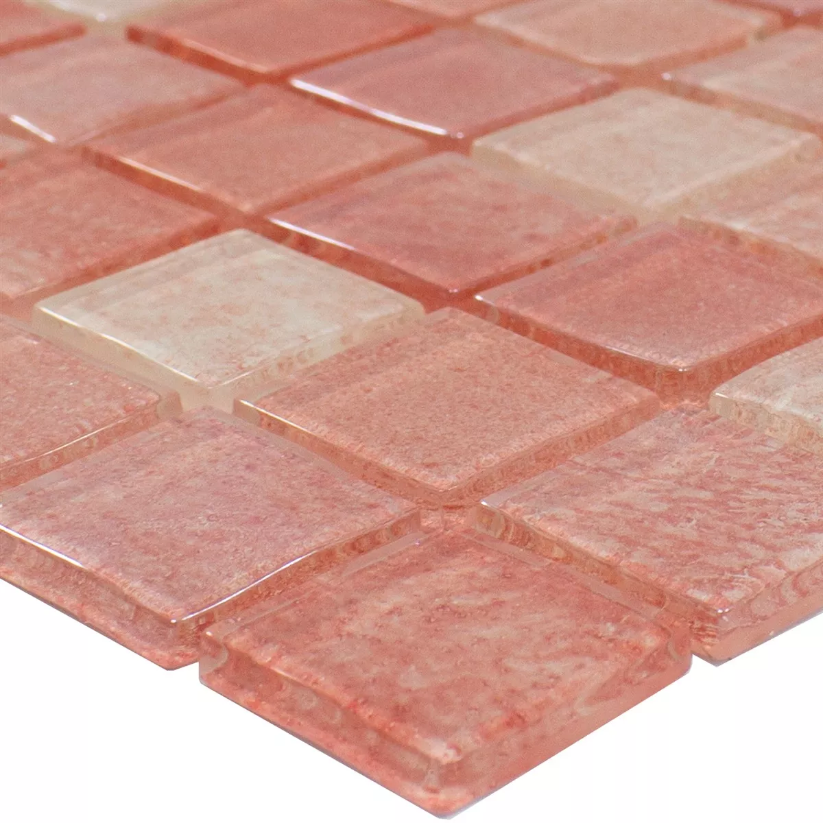 Mosaico de Cristal Novigrad Rosa 23x23x4 mm