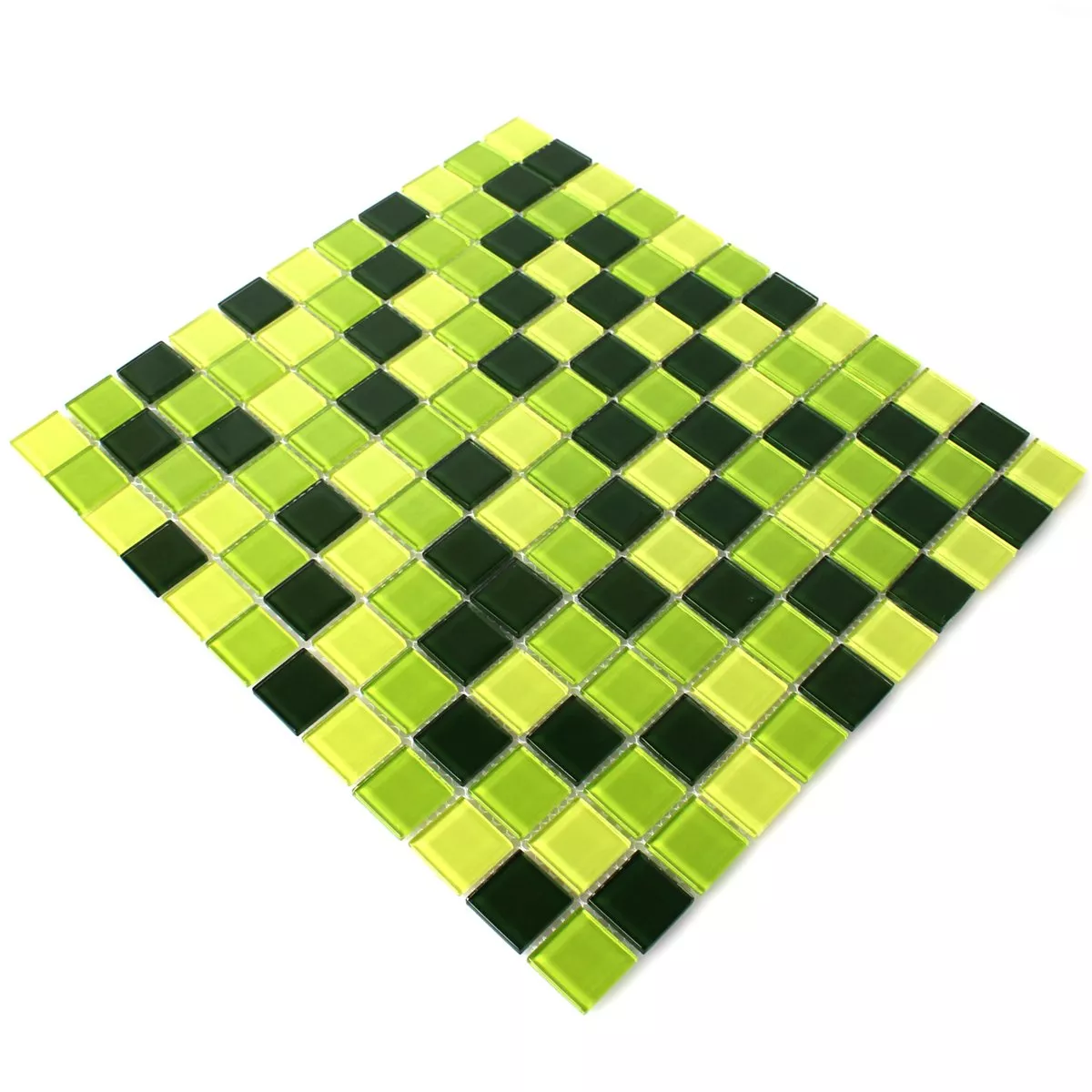 Azulejos De Mosaico Cristal Madagascar 23x23x4mm Azulejos De Mosaico Cristal Madagascar 23x23x4mm