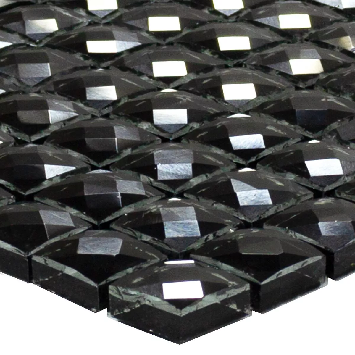 Mosaico de Cristal Azulejos Black Diamond