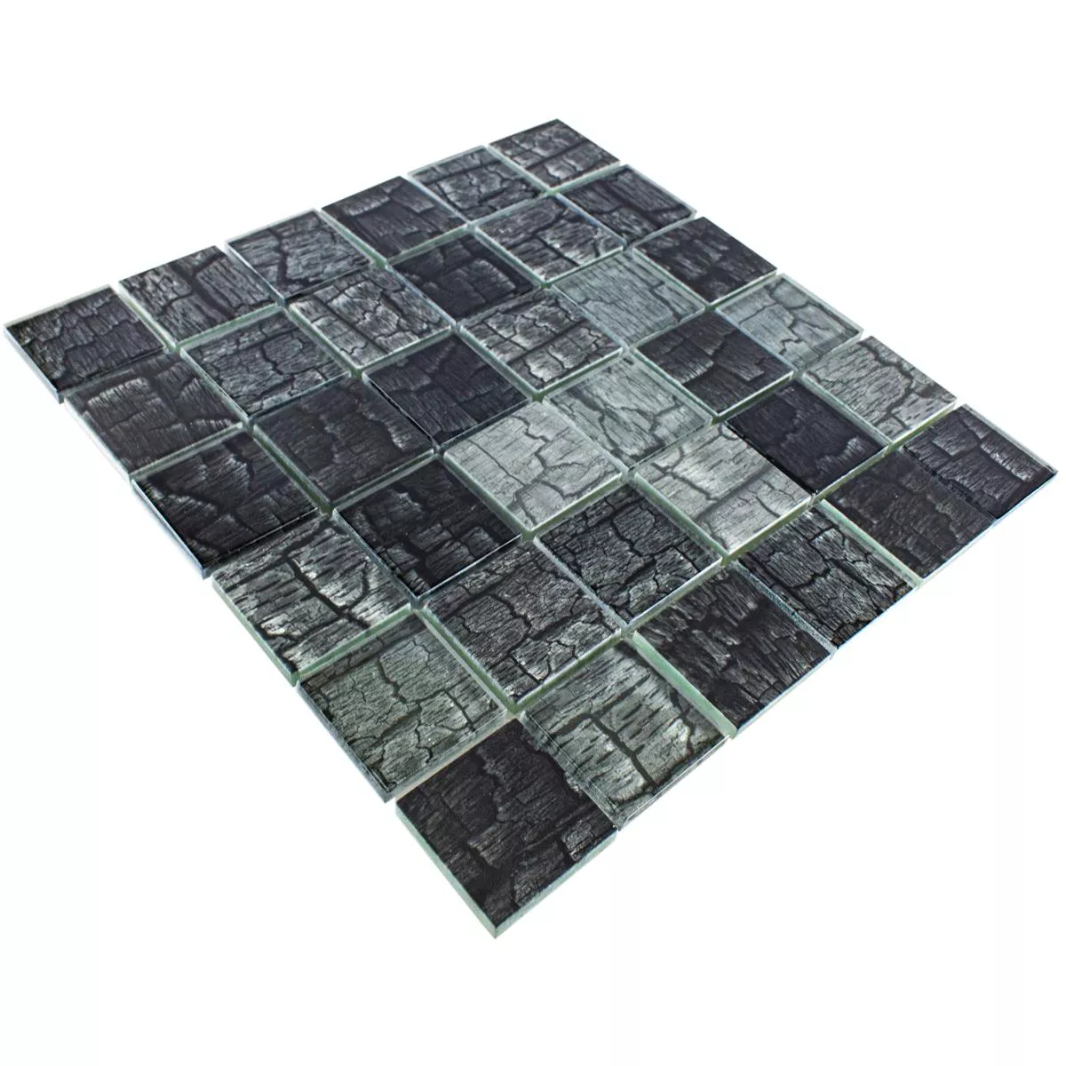 Mosaico de Cristal Azulejos Saraland Negro