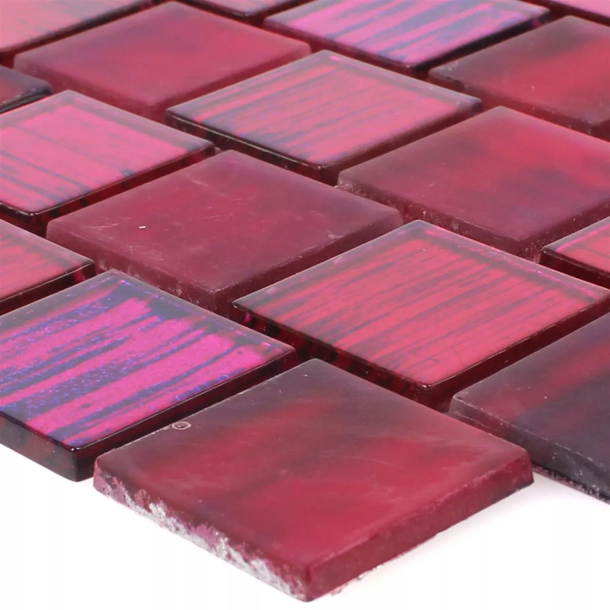 Mosaico De Cristal Azulejos Lanzarote Pink Estrecho Mosaico De Cristal Azulejos Lanzarote Pink Estrecho