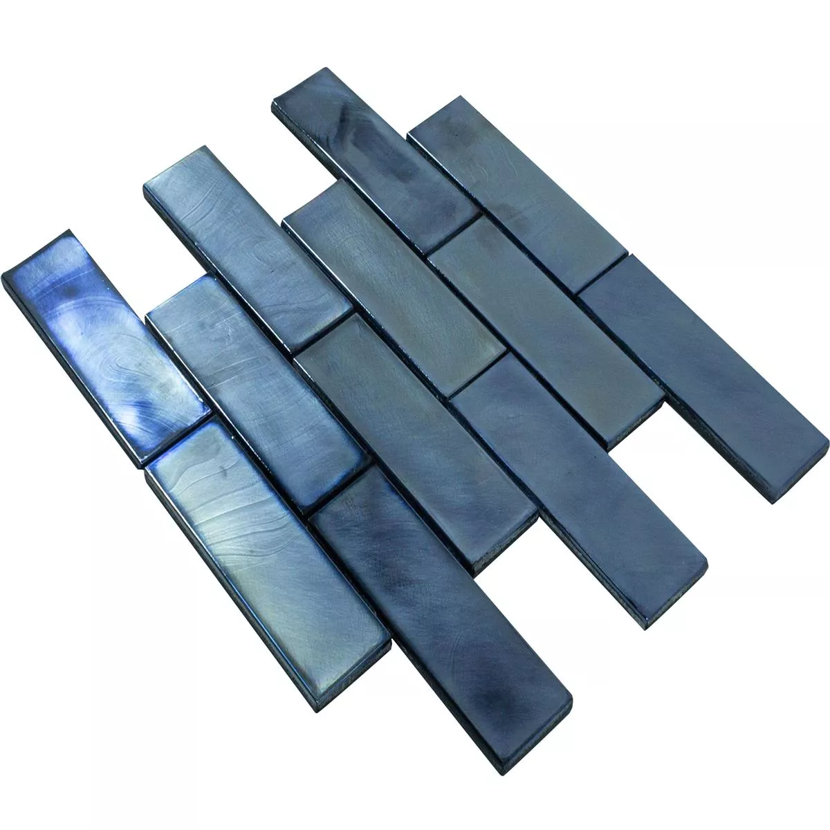 Mosaico de Cristal Azulejos Andalucia Brick Negro