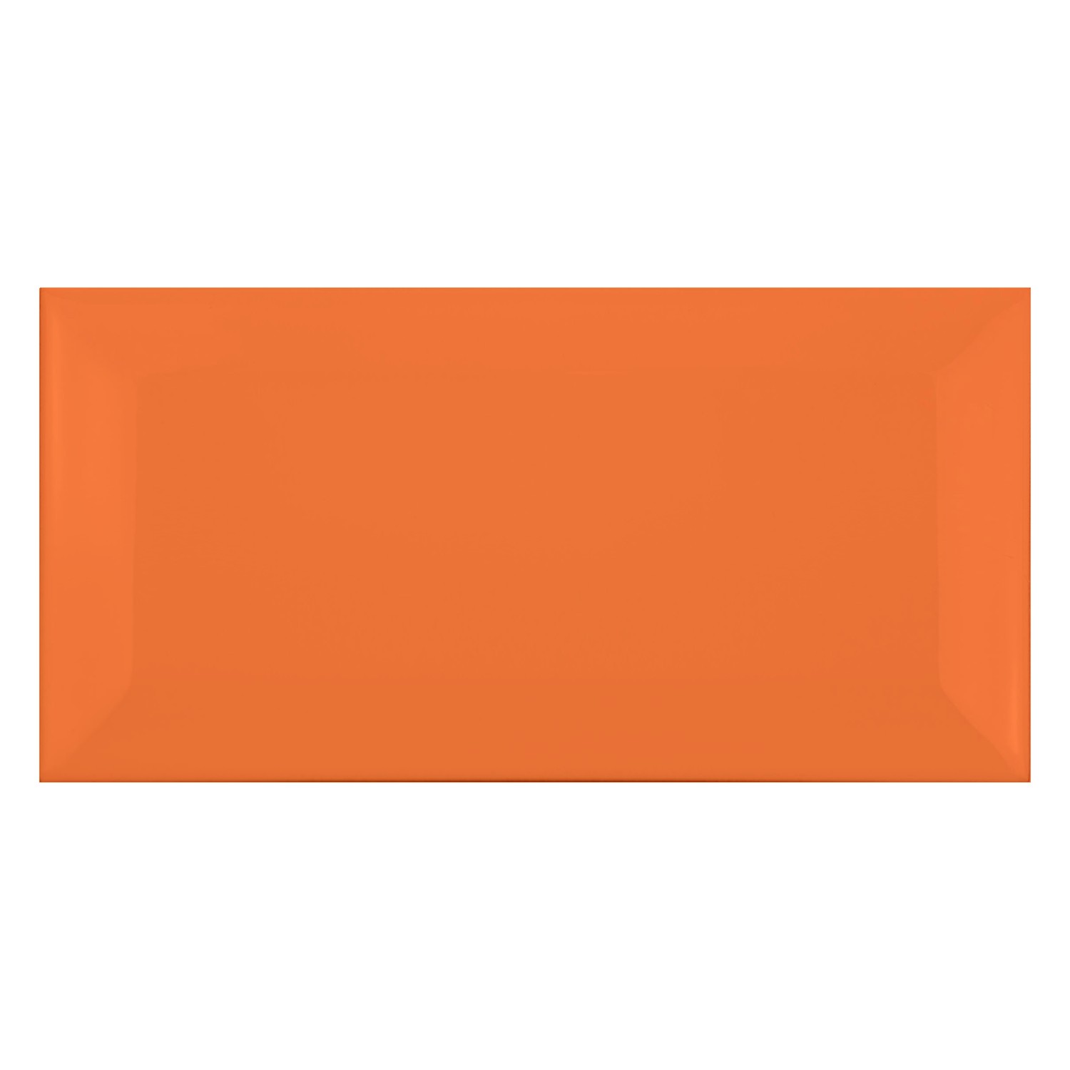 Azulejo de metro Naranja Mate 7,5x15 cm Faceta Pitcox Naranja
