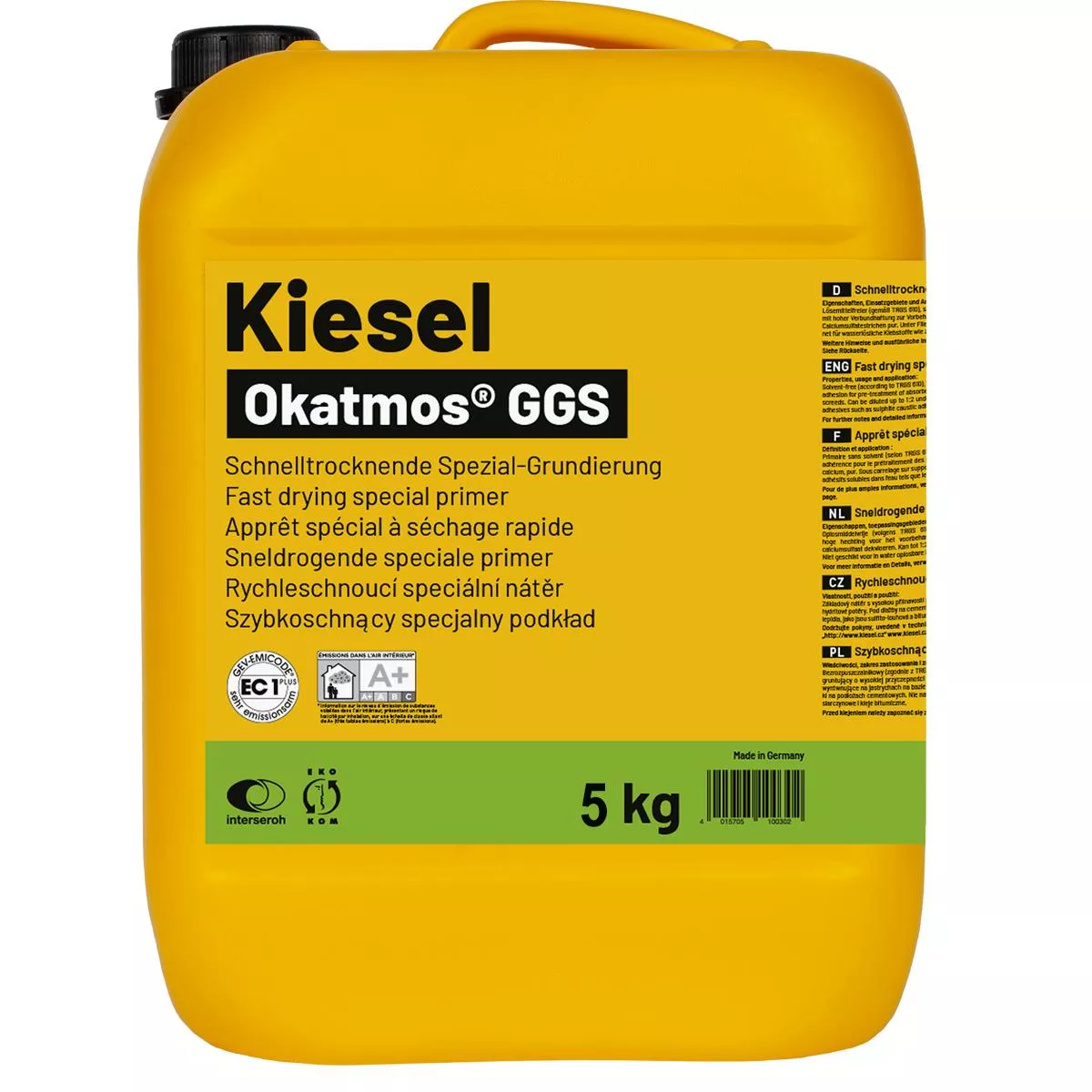 Imprimación especial Okatmos GGS 5 kg