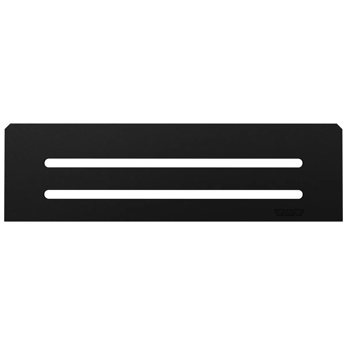Estantería de pared rectangular Schlüter de 30x8,7 cm, color grafito ondulado.