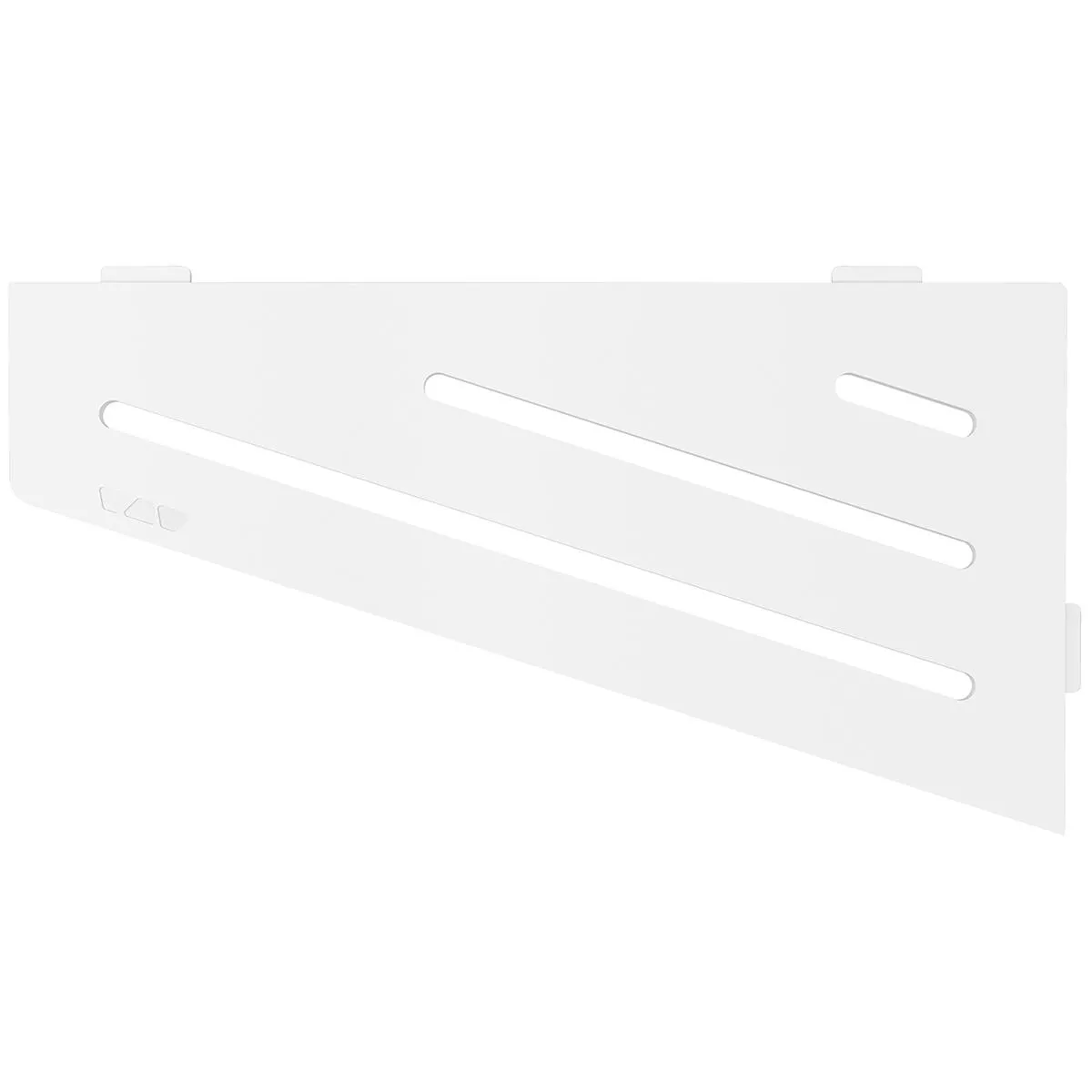 Estante de pared estante de ducha Schlüter cuadrado 15,4x29,5cm Wave blanco