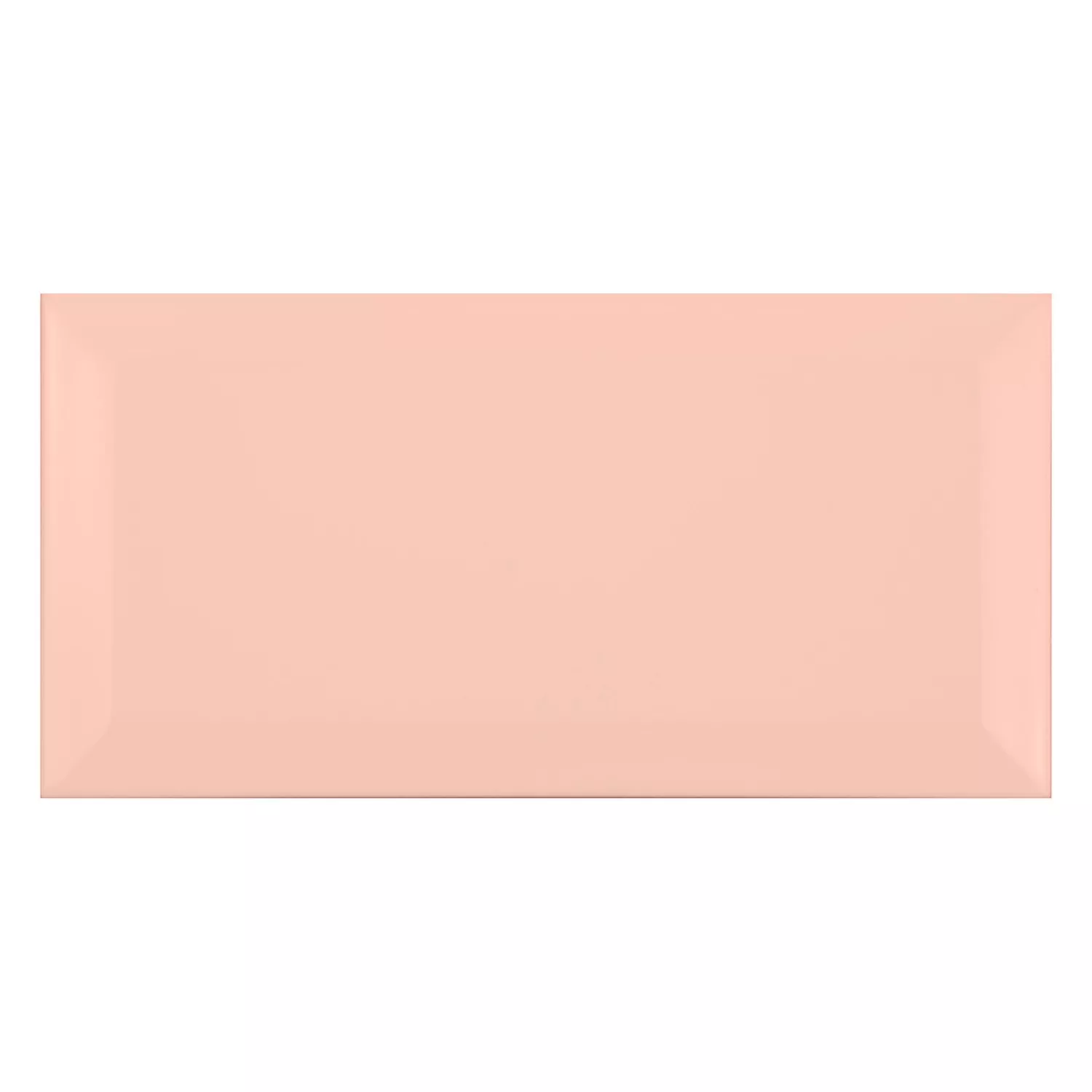 Azulejo de metro Naranja Mate 10x20 cm Faceta Jasper Salmon