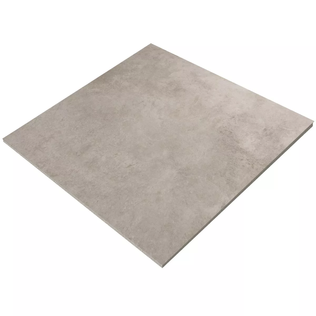 Pavimento Oyama Aspecto Metálico 60x60cm Gris Claro