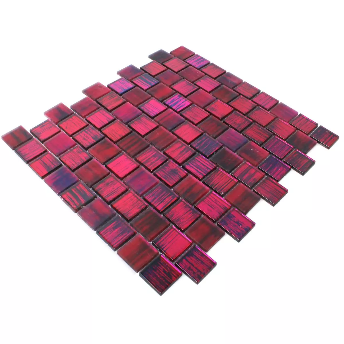 Mosaico De Cristal Azulejos Lanzarote Pink Estrecho