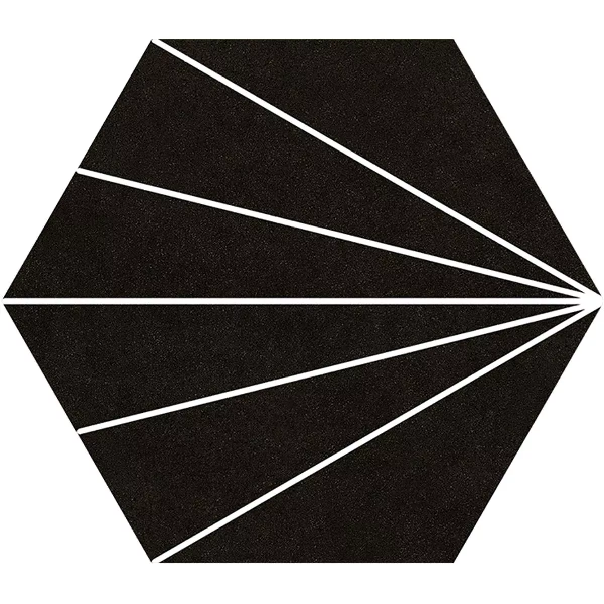 Azulejos De Gres Azulejos Millennium Hexagonales 3D Óptica Negro 22,5 x 25,9cm Azulejos De Gres Azulejos Millennium Hexagonales 3D Óptica Negro 22,5 x 25,9cm