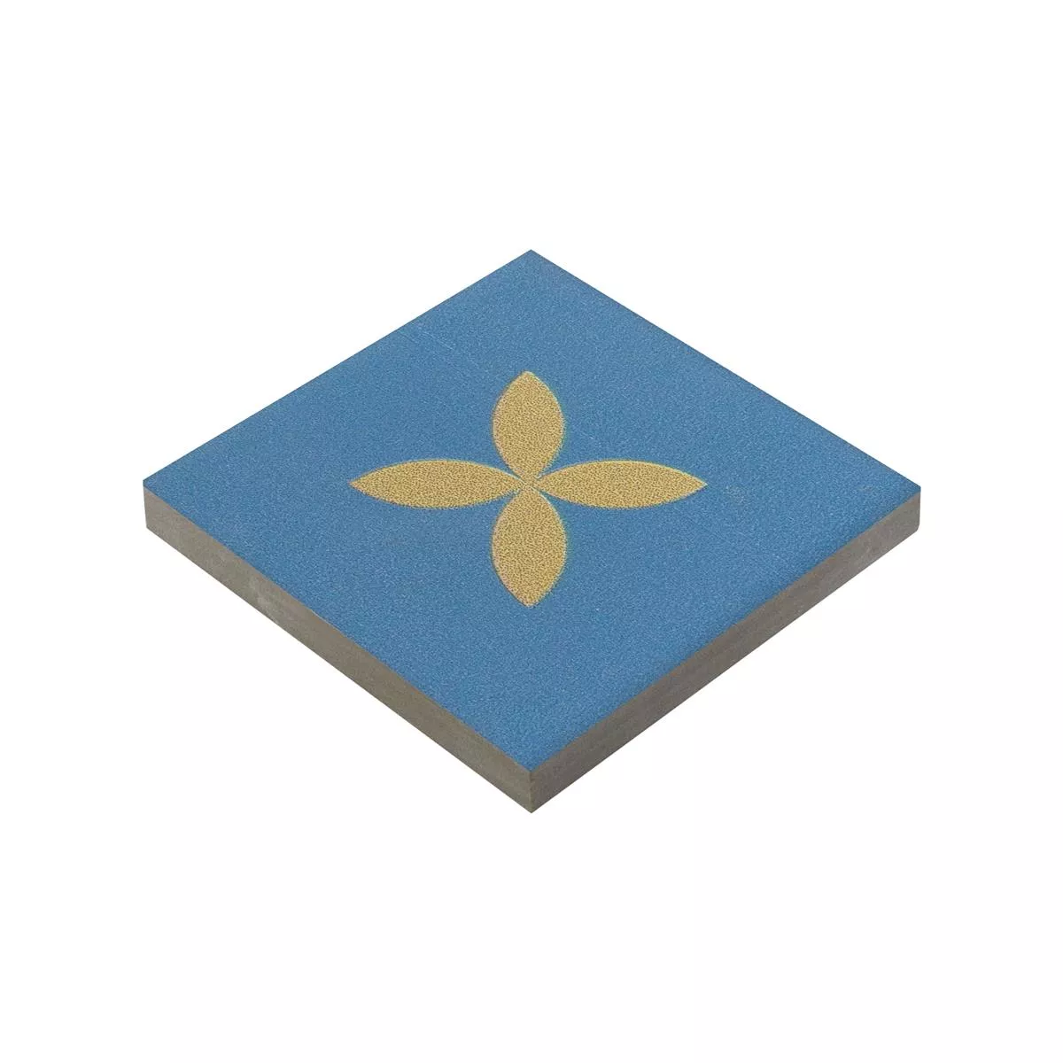 Azulejos De Gres Azulejos Genexia Decor Ocre Incrustación 4,6x4,6cm