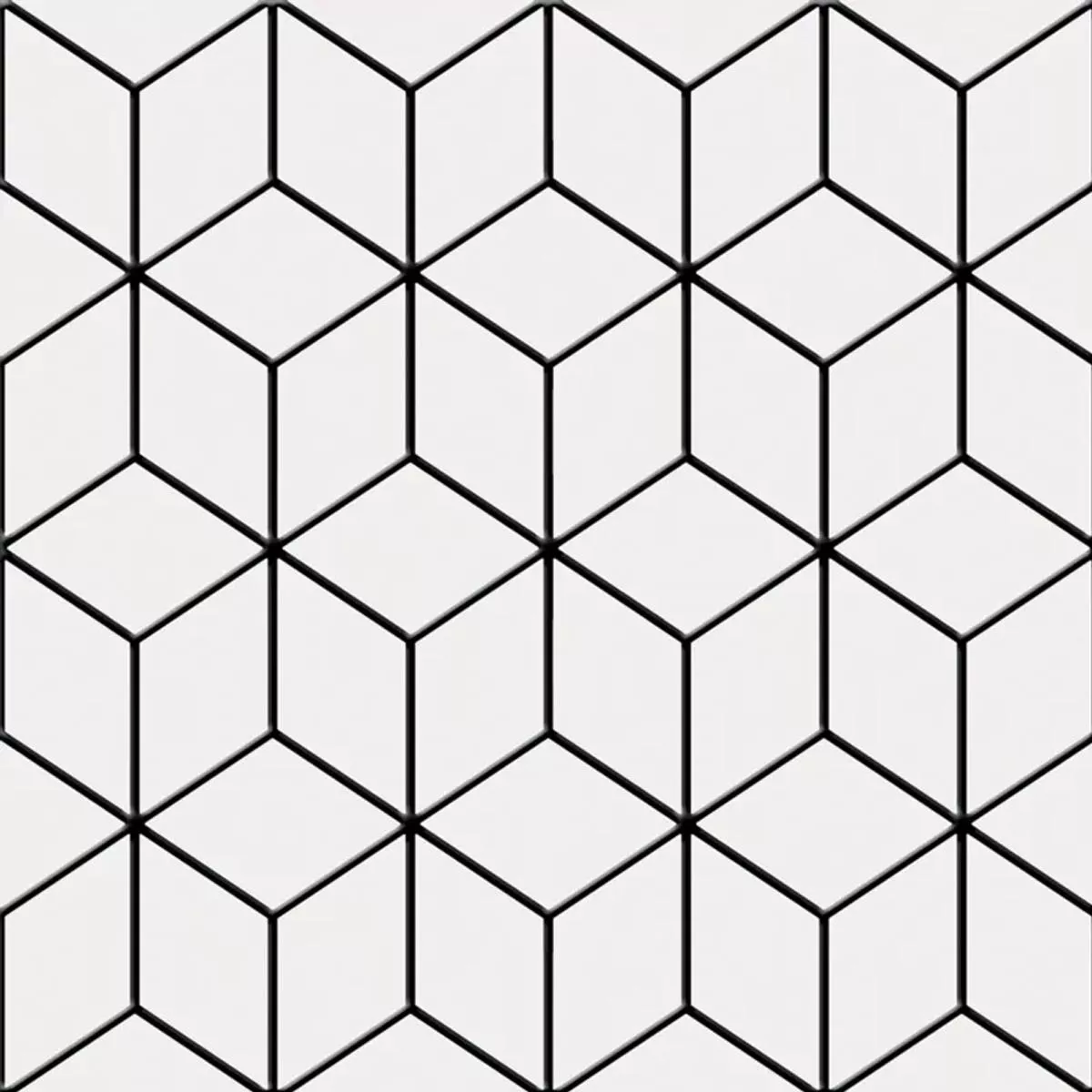 Skyros Negro Blanco 25x25 cm