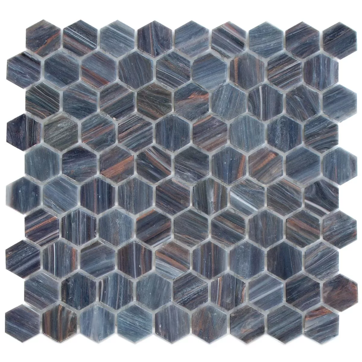 Azulejos De Mosaico Trend-Vi Cristal Hexagonales 218