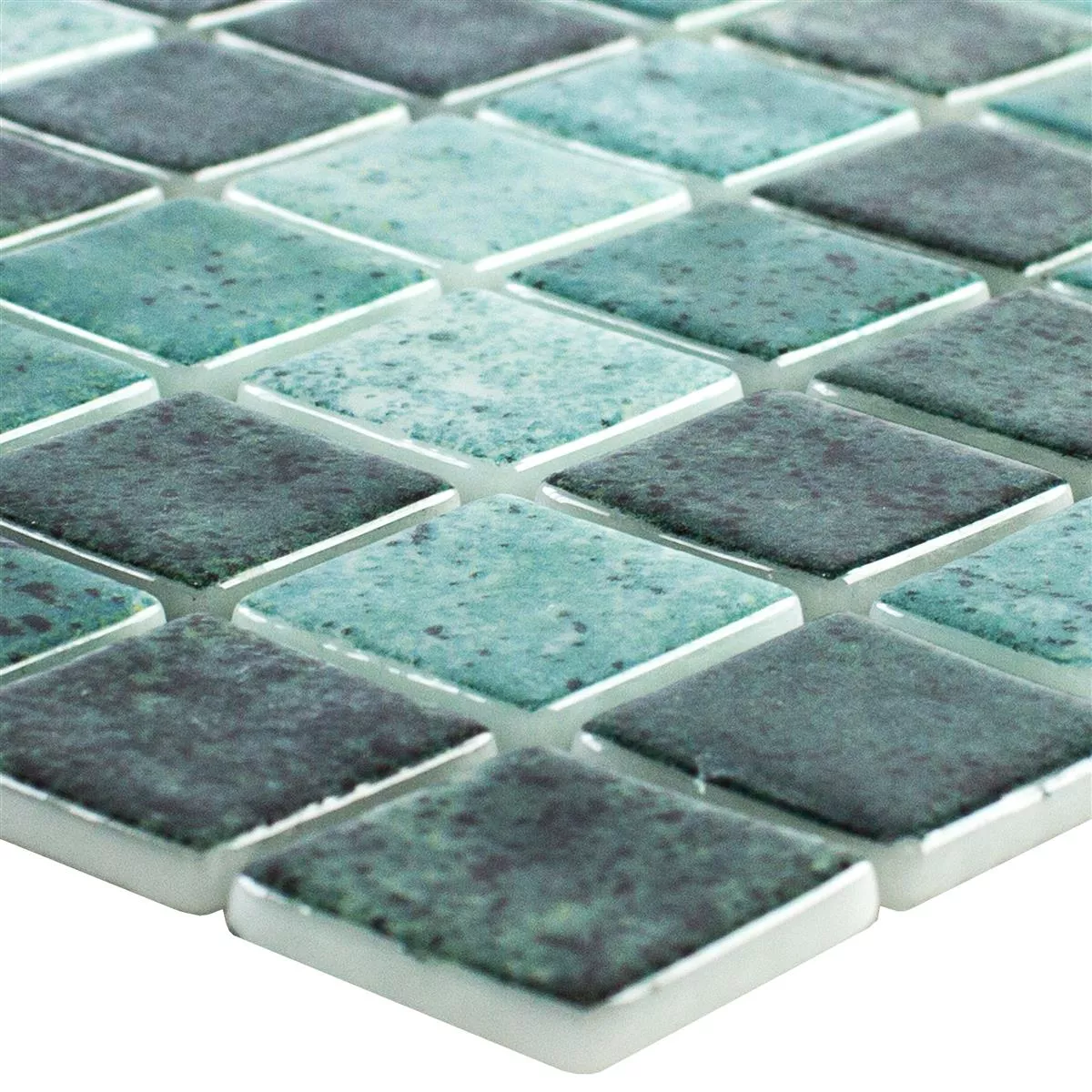 Vidrio Piscina Mosaico Baltic Verde 25x25mm Vidrio Piscina Mosaico Baltic Verde 25x25mm
