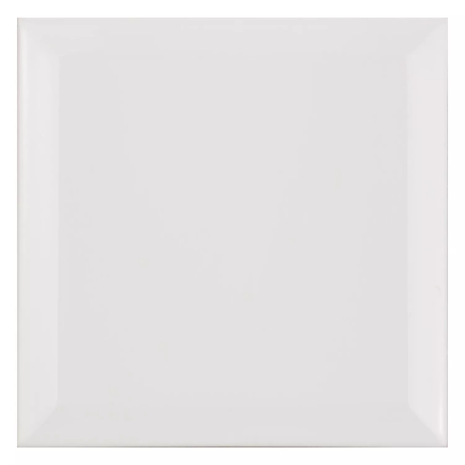 Azulejo de metro Blanco Mate 15x15 cm Faceta Eris Blanco