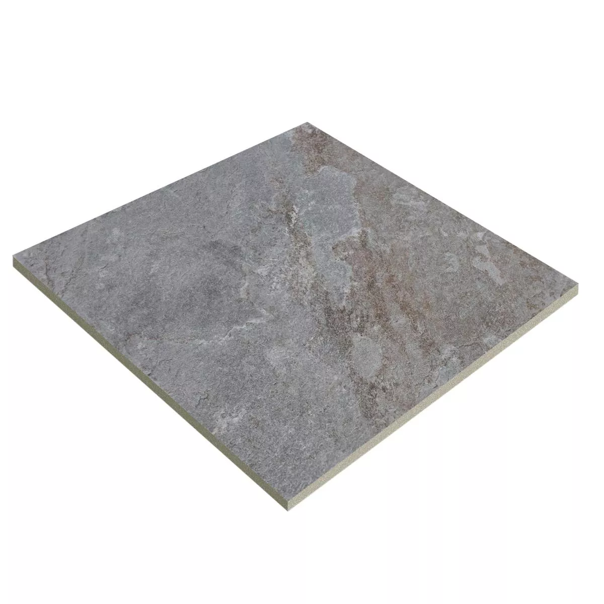 Losas Para Terrazas Azulejos De Gres Steinbach Gris 60x60x2 cm