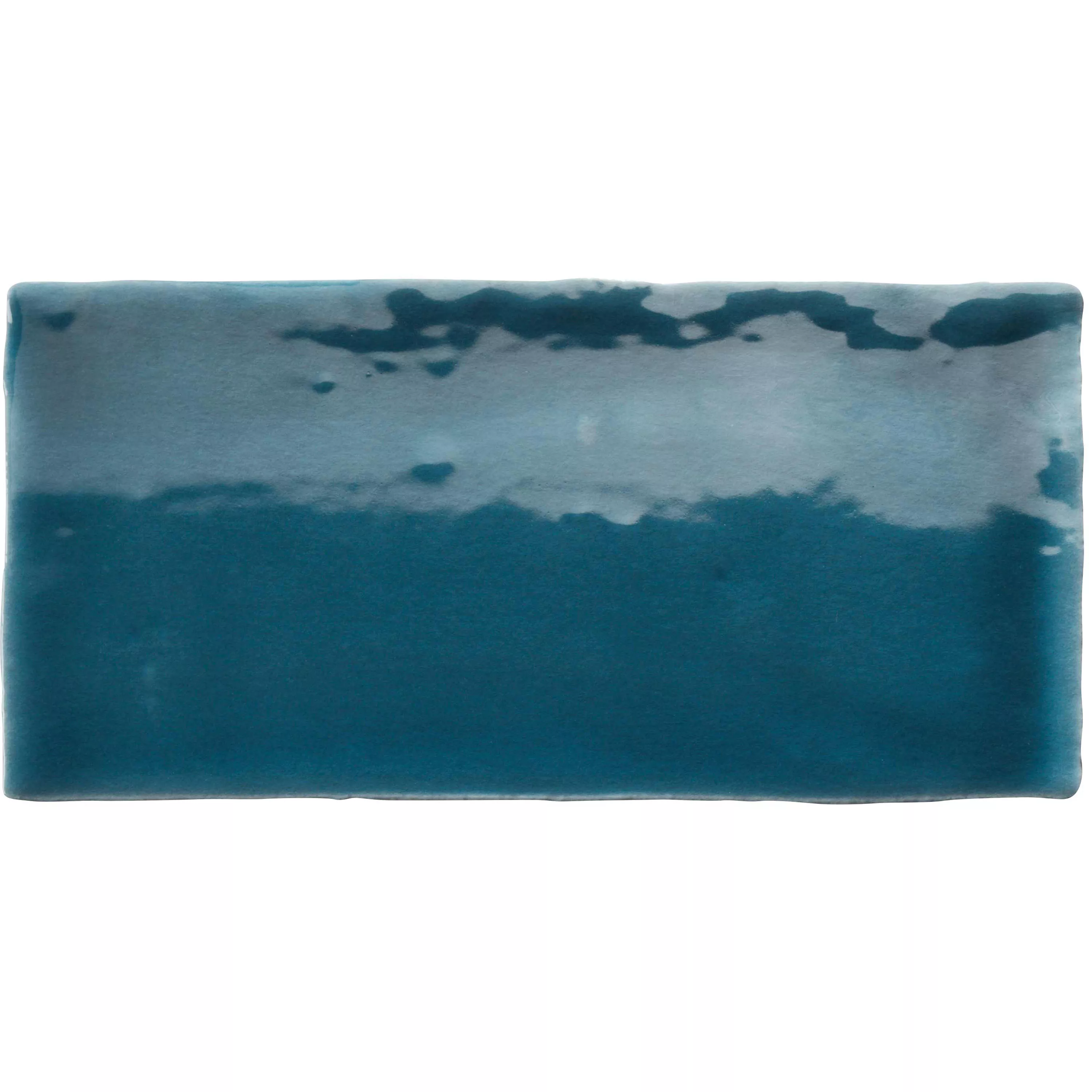 Revestimiento Algier Hecho A Mano 7,5x15cm Azul Oscuro