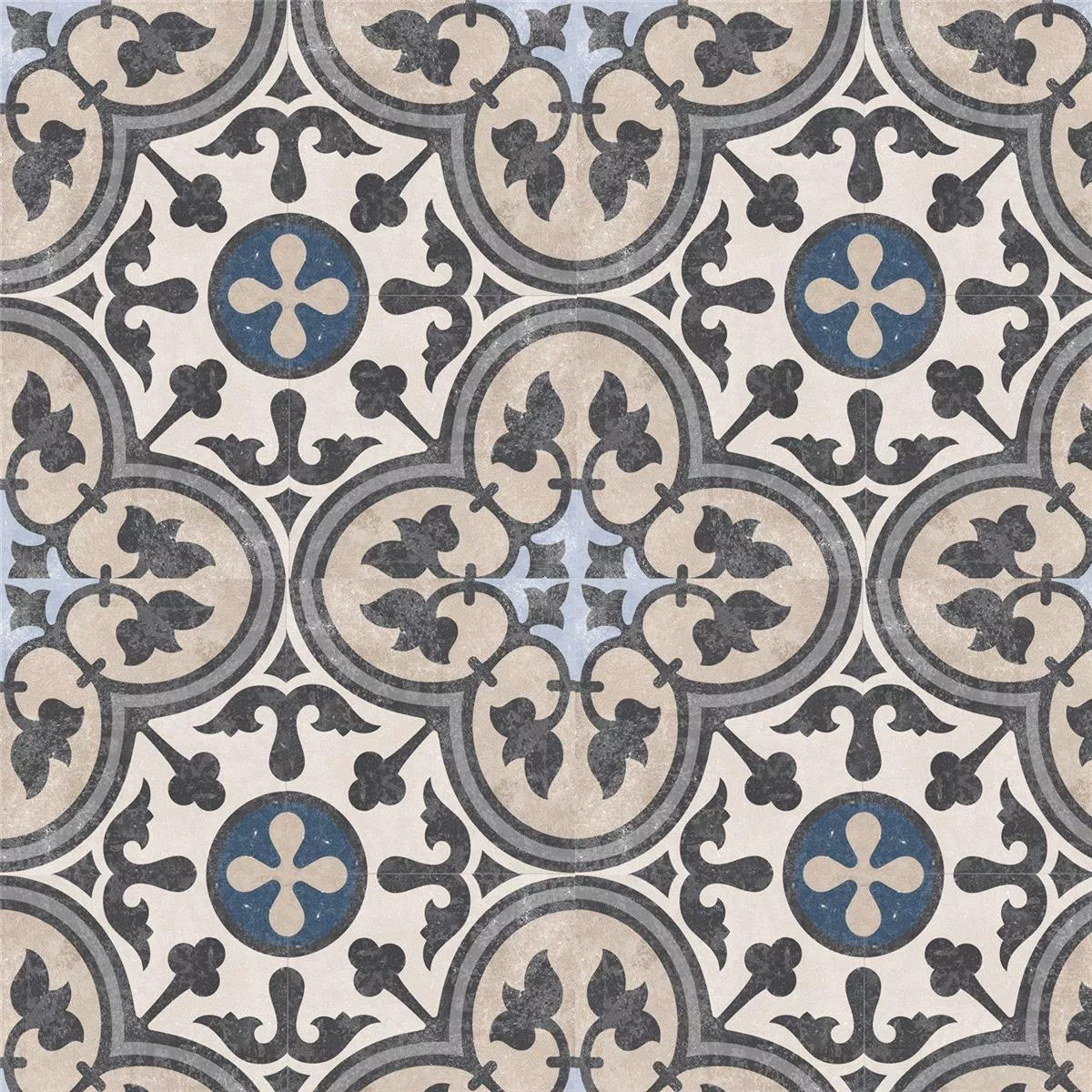 Azulejos De Cemento Aspecto Retro Toulon Pavimento Luisa 18,6x18,6cm