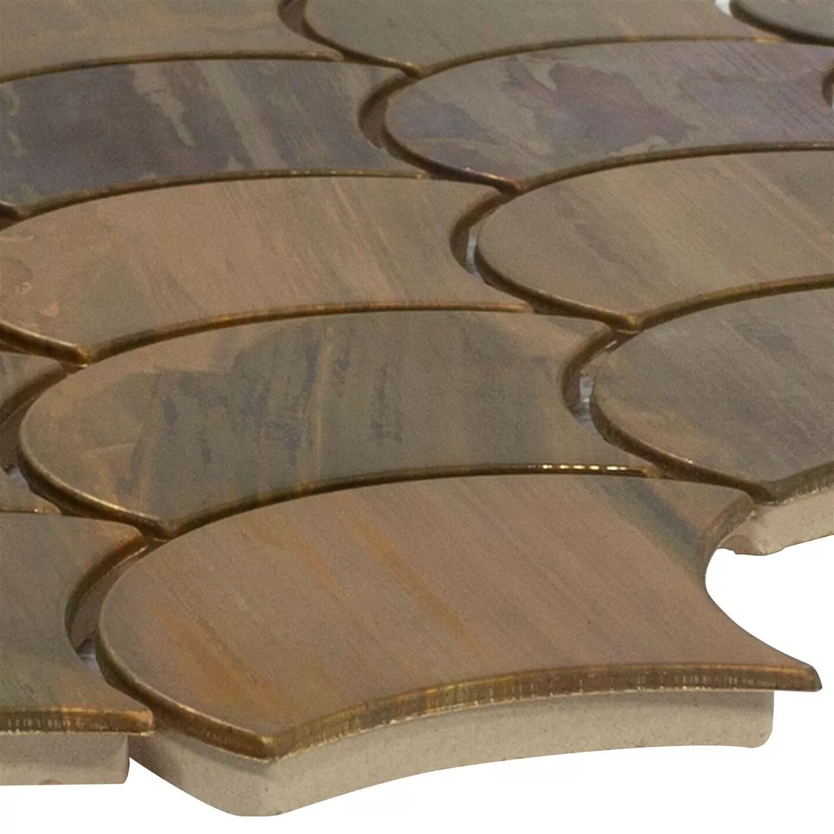 Metal Cobre Azulejos De Mosaico Copperfield Fächer Metal Cobre Azulejos De Mosaico Copperfield Fächer