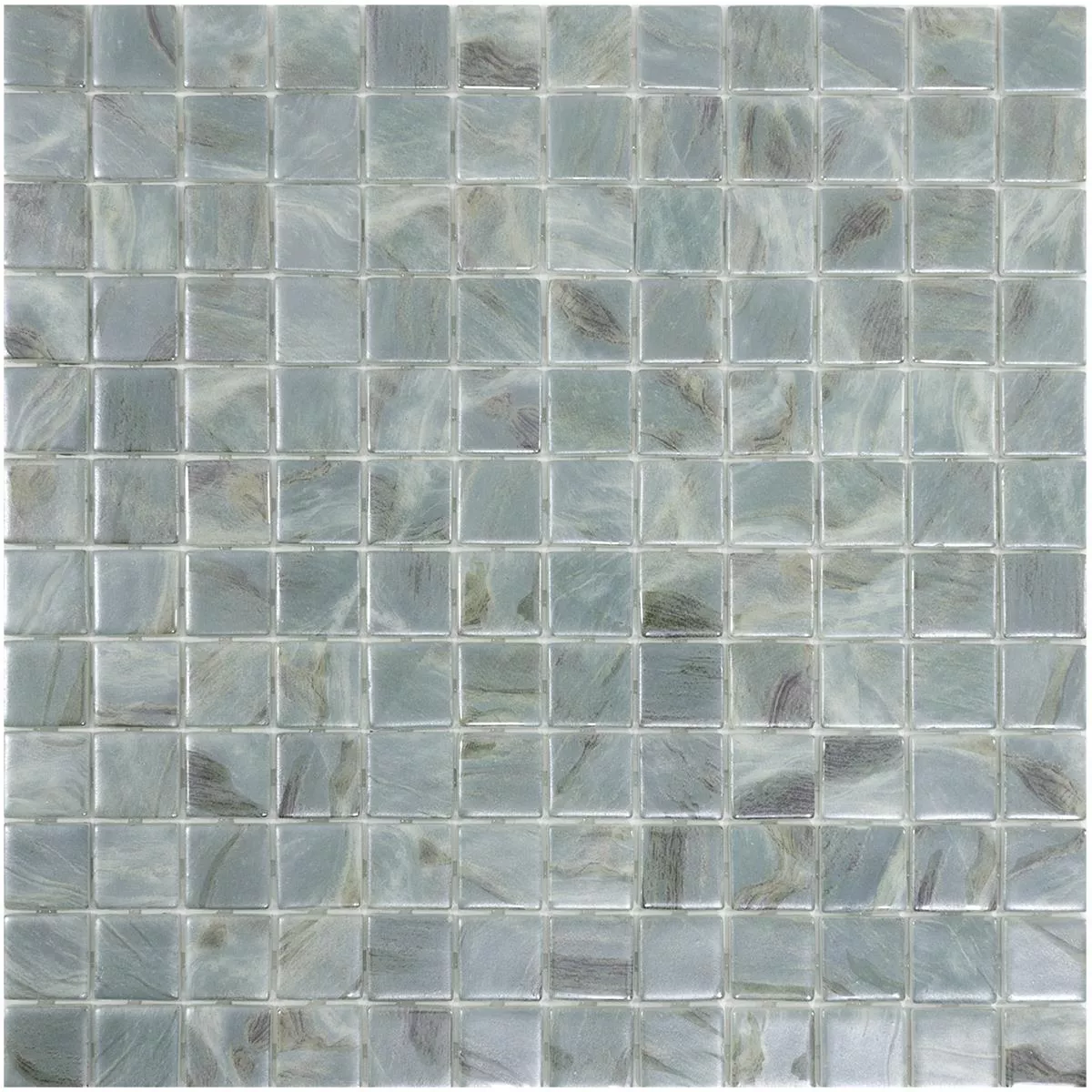 Cristal Piscina Mosaico Alassio Gris 25