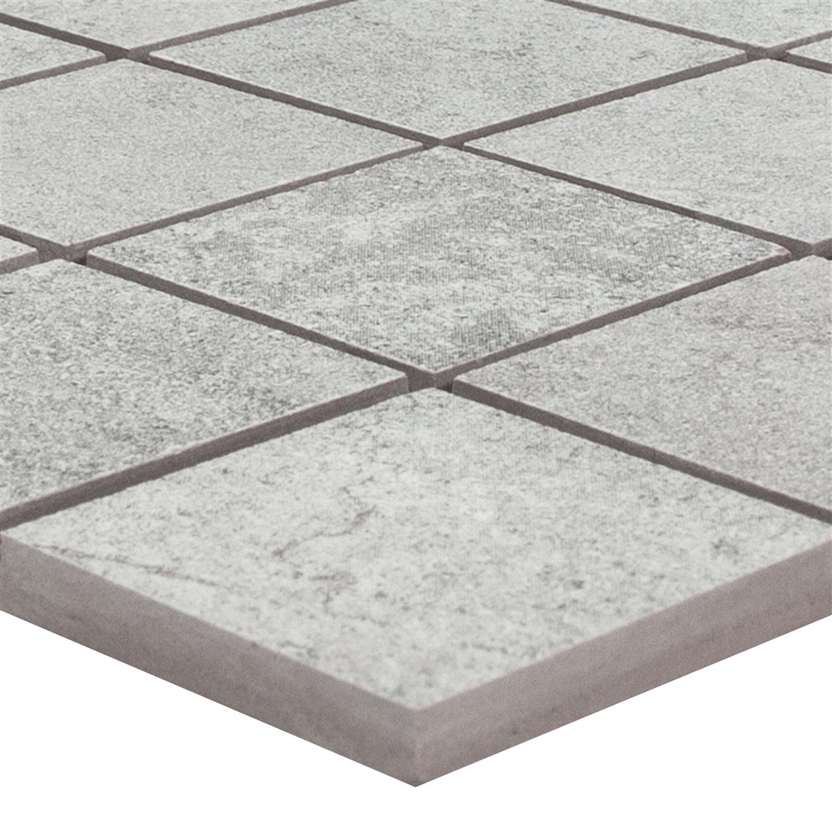 Panel De Mosaico Cerámico Estilo Espina De Pescado Blanco Para Cocina O Baño - MOS24-SO10, Aspecto Piedra Mate