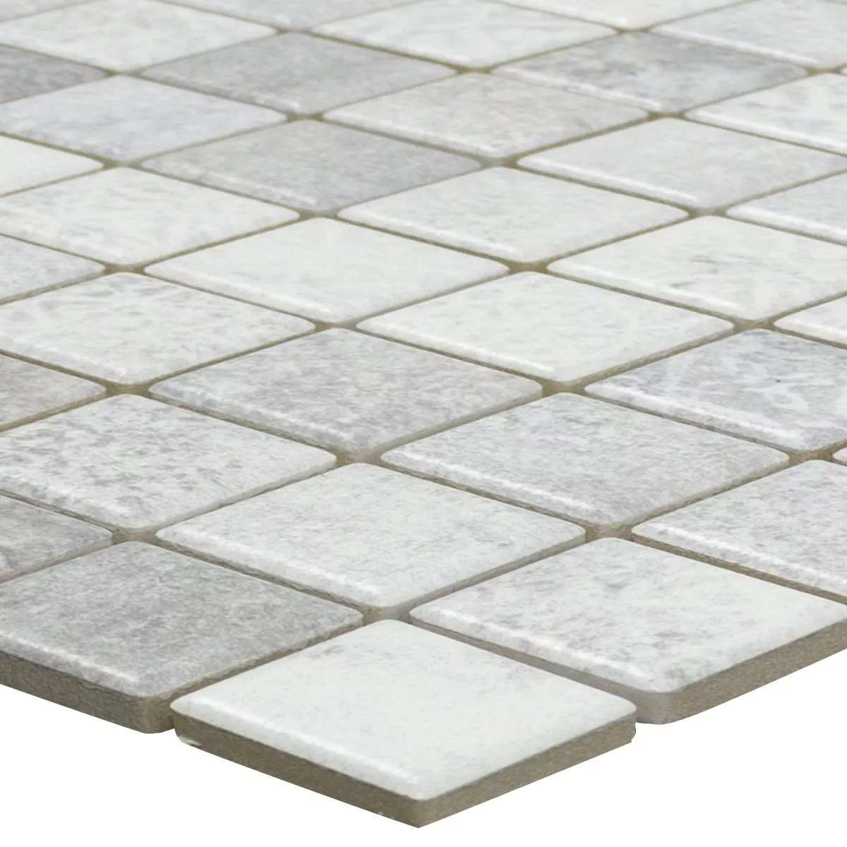 Mosaico Cerámico Azulejos Terraviva Aspecto De Cemento Gris Mosaico Cerámico Azulejos Terraviva Aspecto De Cemento Gris