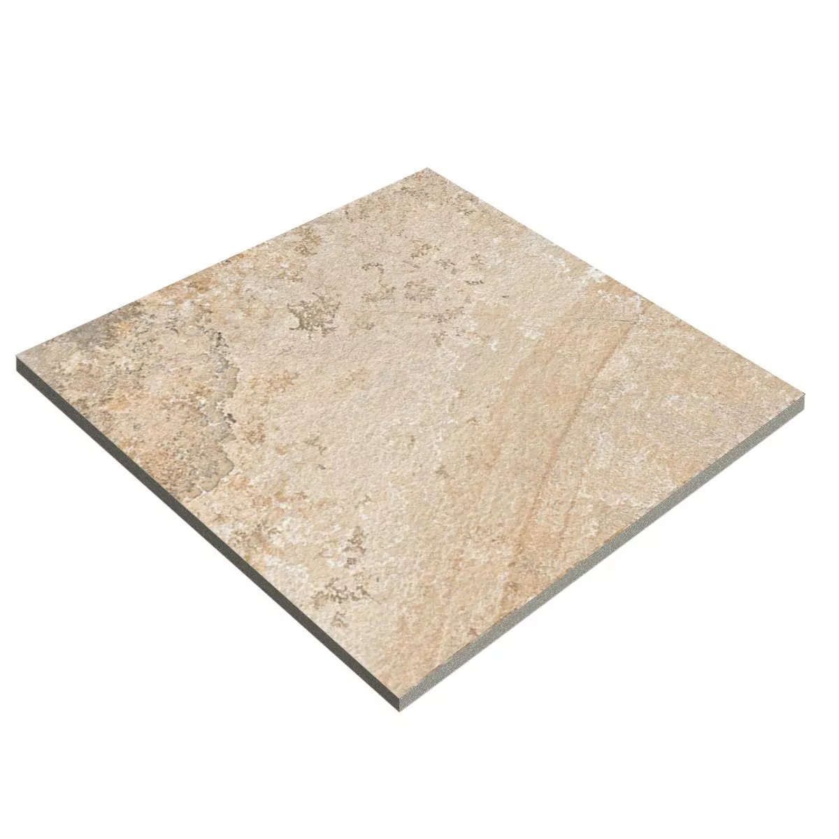 Losas Para Terrazas Azulejos De Gres McClave Beige 60x60x2 cm