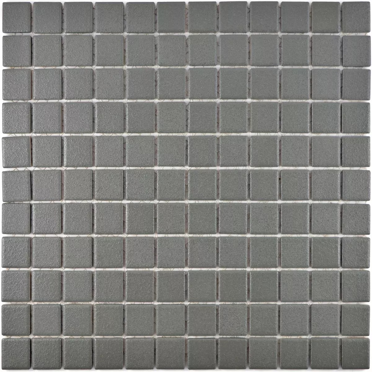 Muestra Cerámica Azulejos De Mosaico Shalin Antideslizante R10 Gris Q25