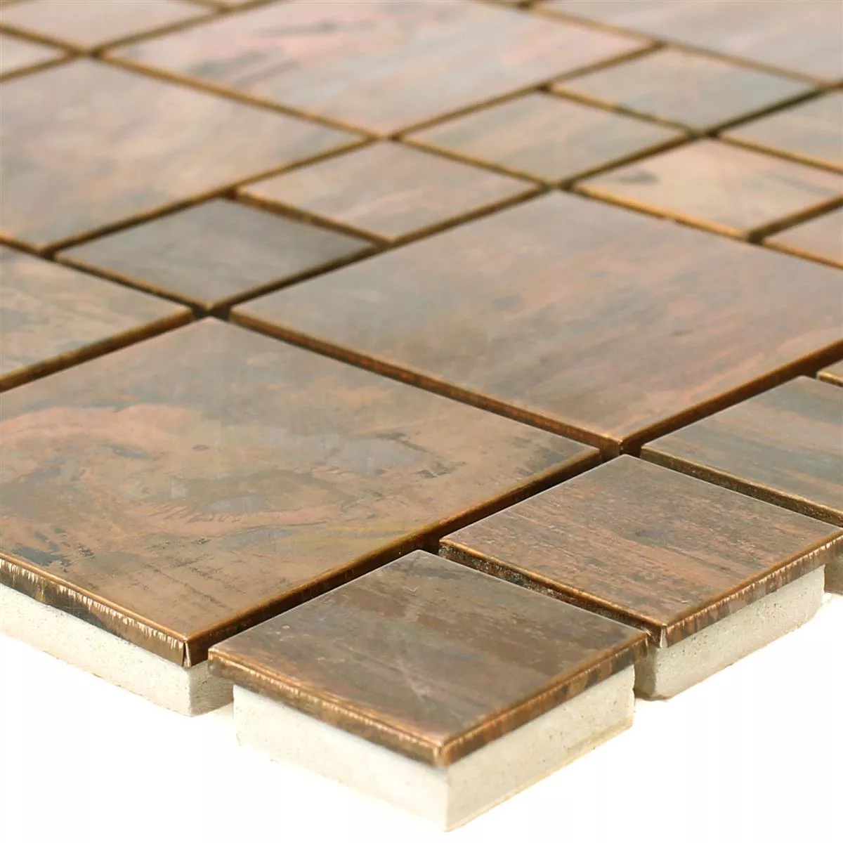 Metal Cobre Azulejos De Mosaico Myron Kombi