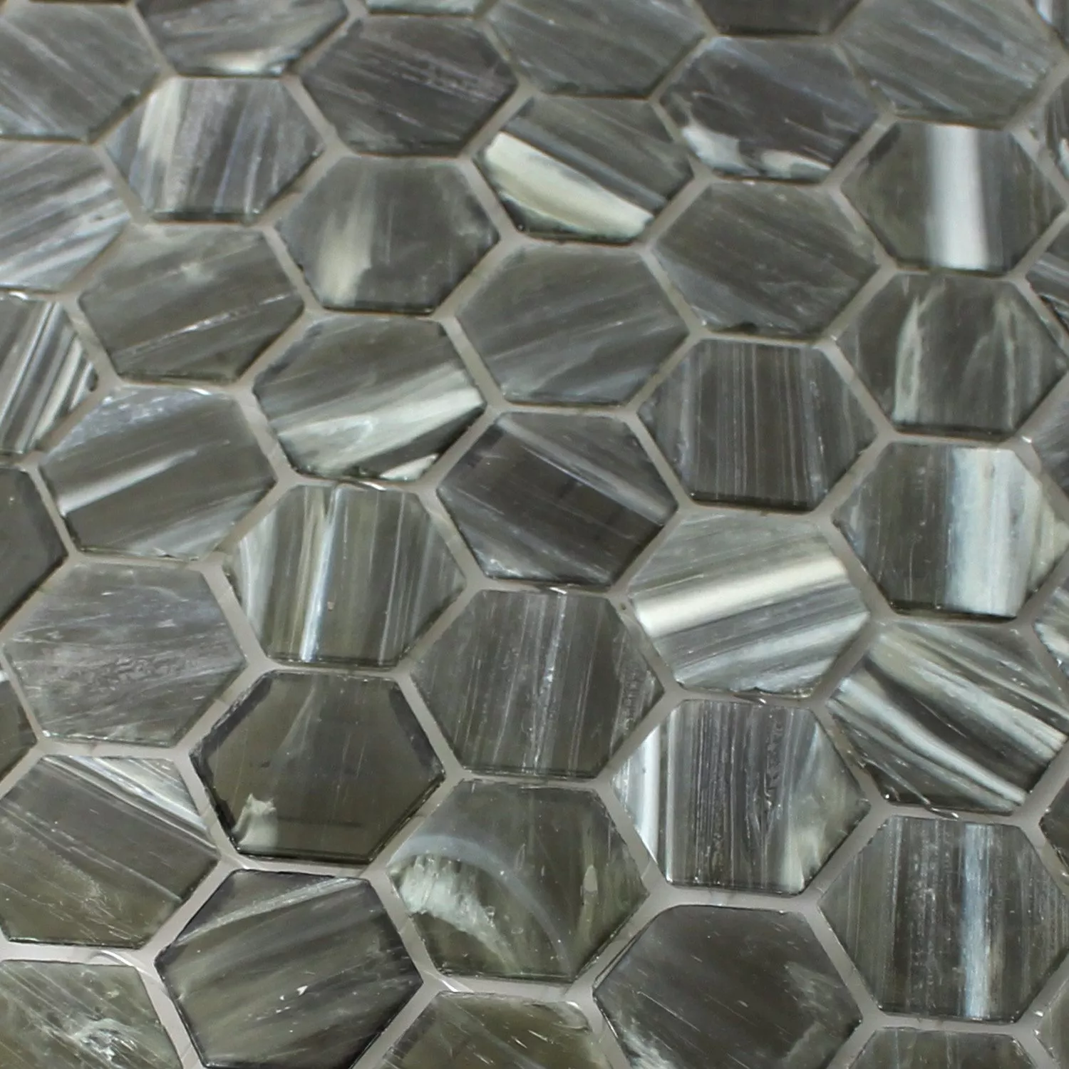 Azulejos De Mosaico Trend-Vi Cristal Hexagonales 216