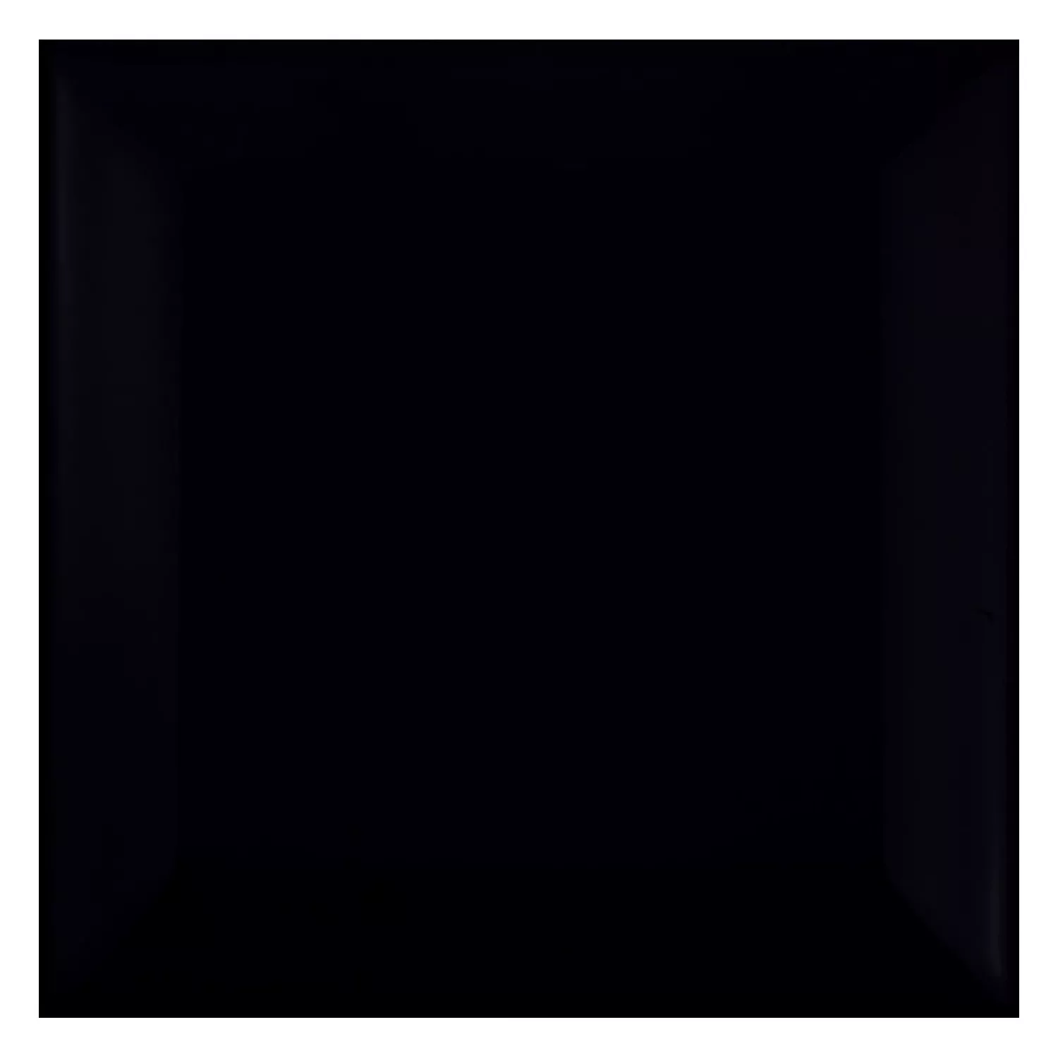 Azulejo de metro Negro Mate 10x10 cm Faceta Catarina Negro
