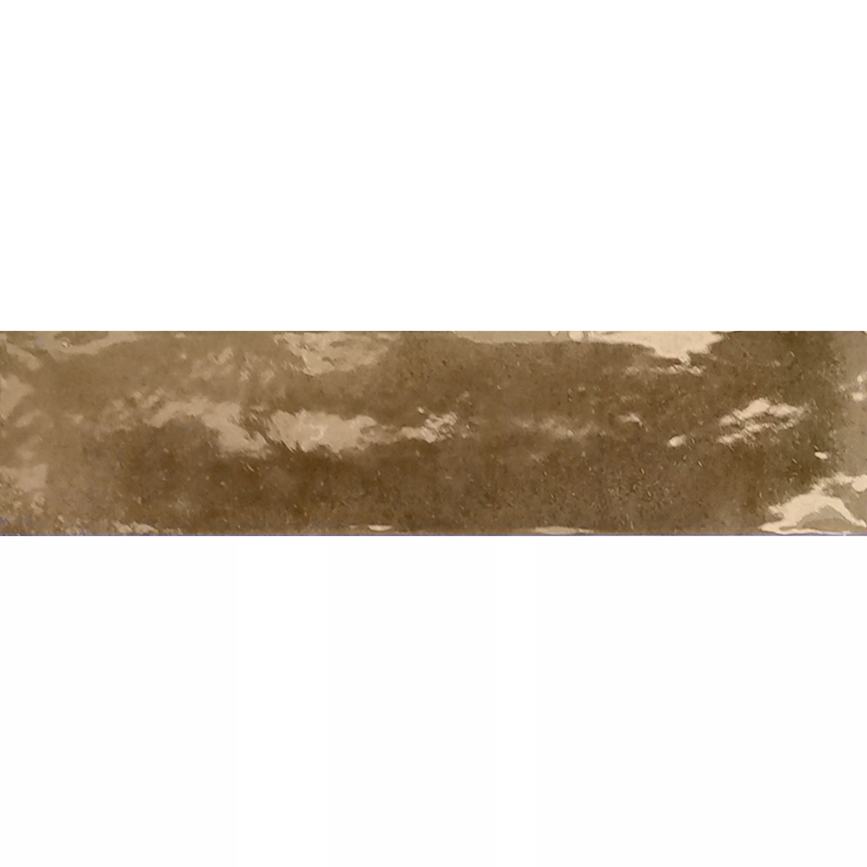 Revestimientos Laguna Brillante Corrugado Marrón 6x24cm Revestimientos Laguna Brillante Corrugado Marrón 6x24cm