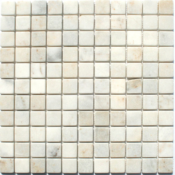 Azulejos De Mosaico Mármol 23x23x08mm Blanco