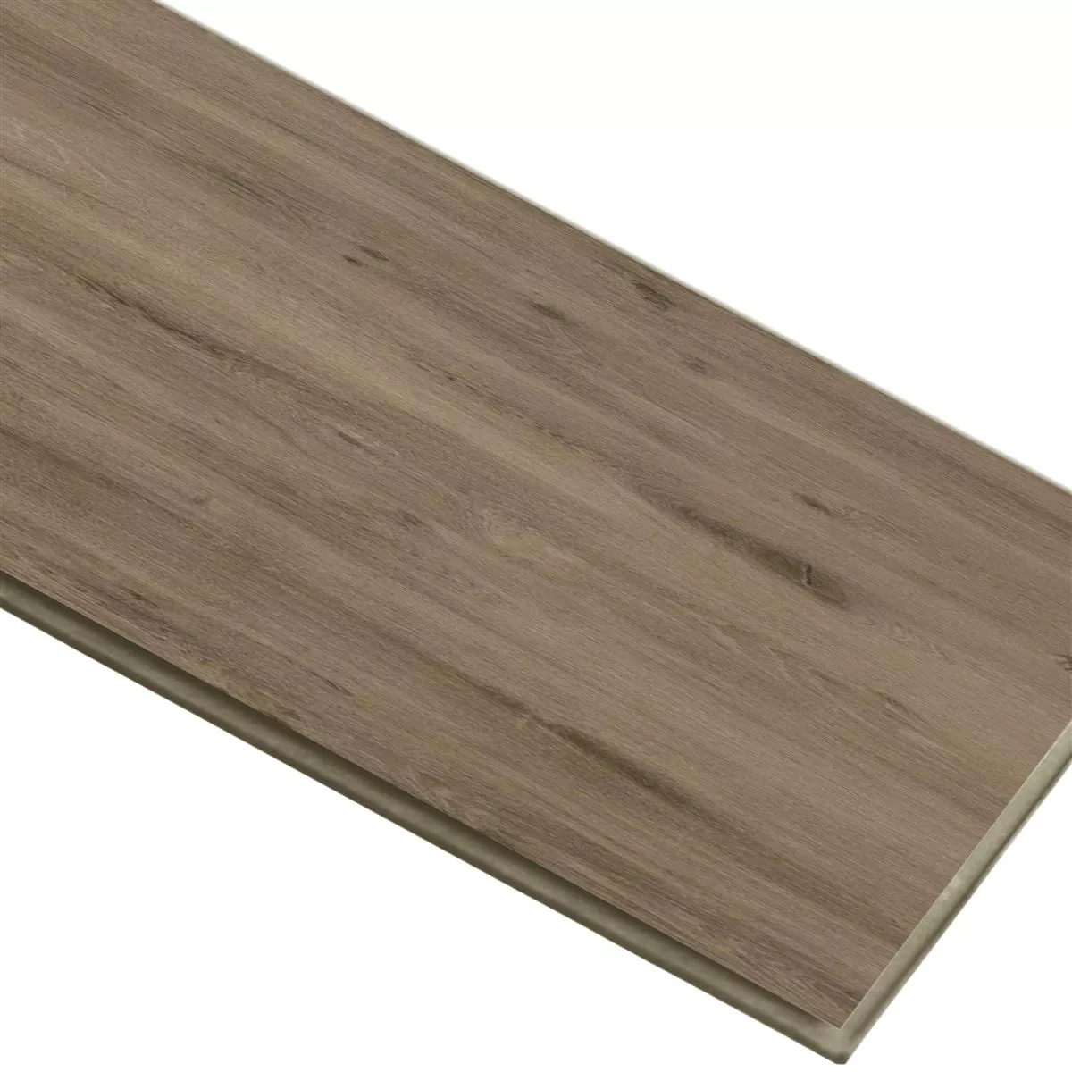 Suelo De Vinilo Sistema De Clic Woodland Marrón Gris 17,2x121cm