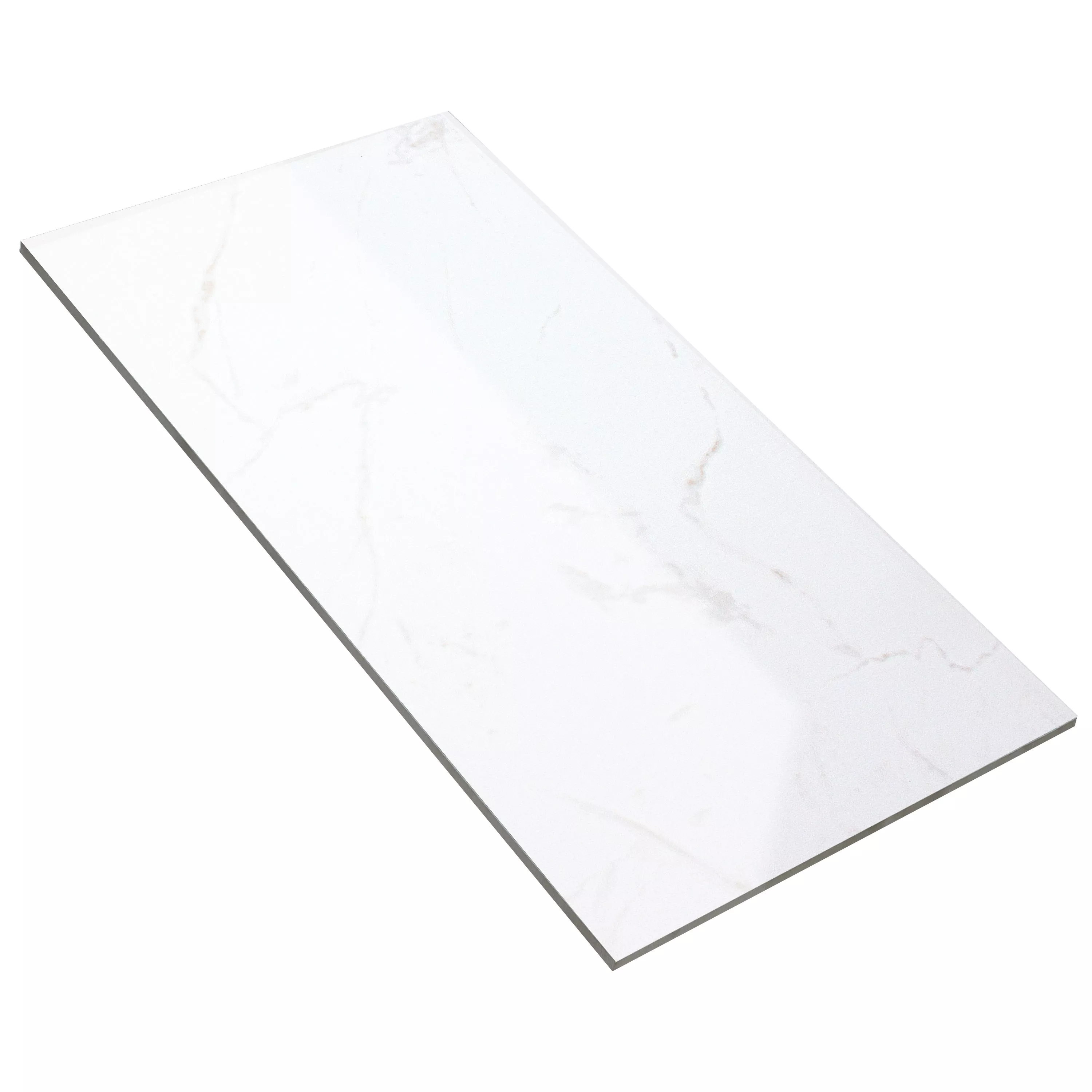 Revestimientos Bradfort Aspecto De Mármol Blanco Rectificado Brillante 30x60cm
