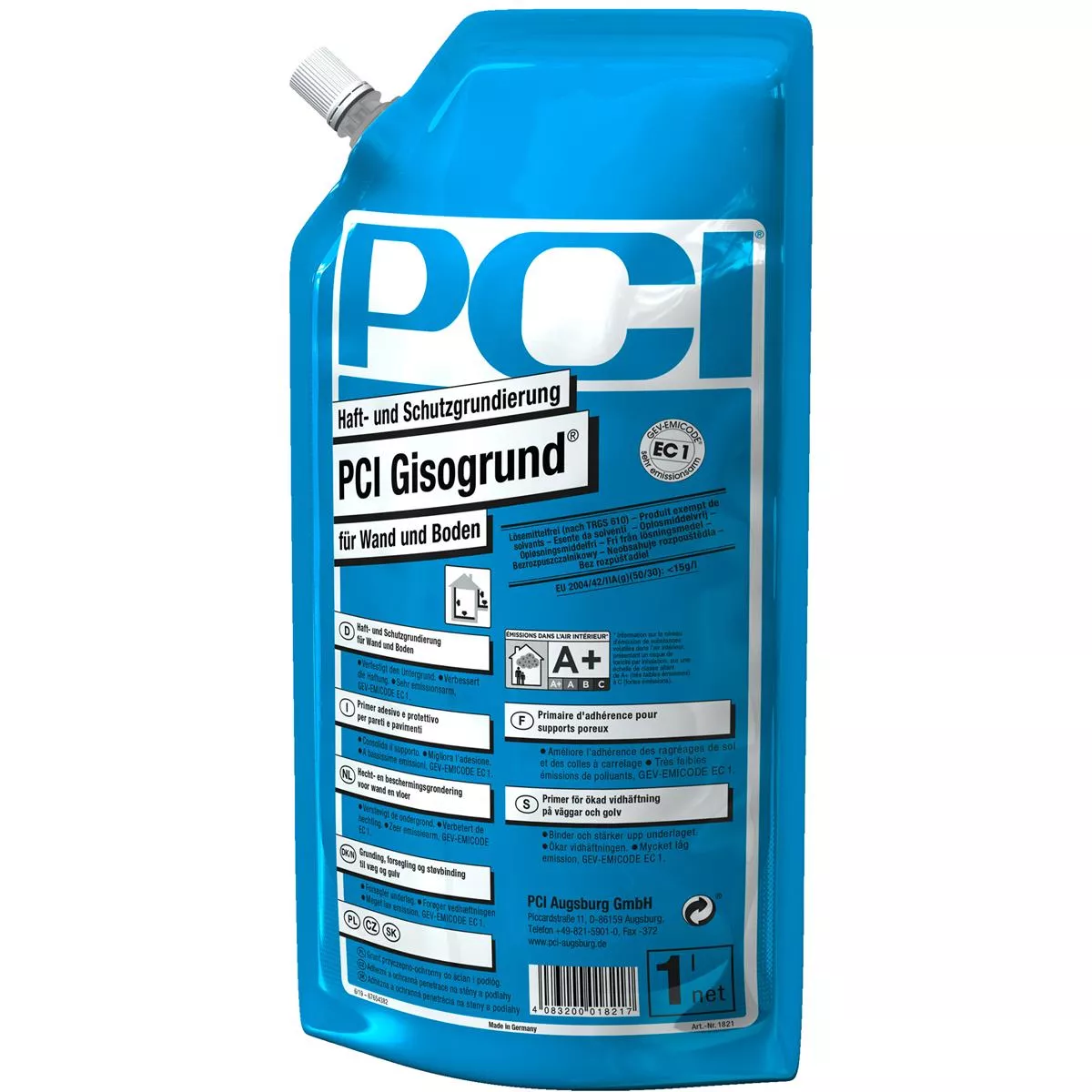 PCI Gisogrund imprimación adhesiva y protectora azul 1L