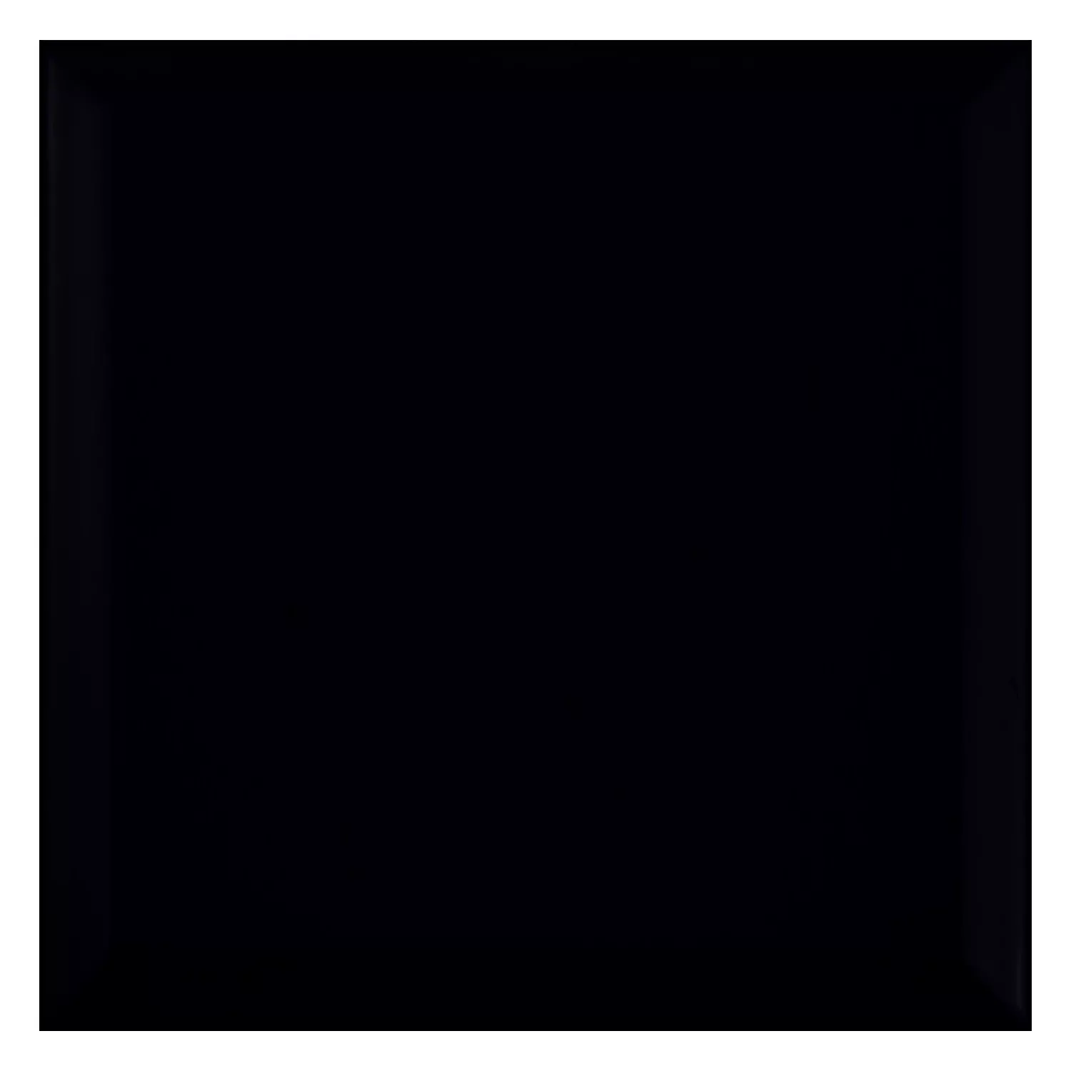 Azulejo de metro Negro Mate 20x20 cm Faceta Freetown Negro