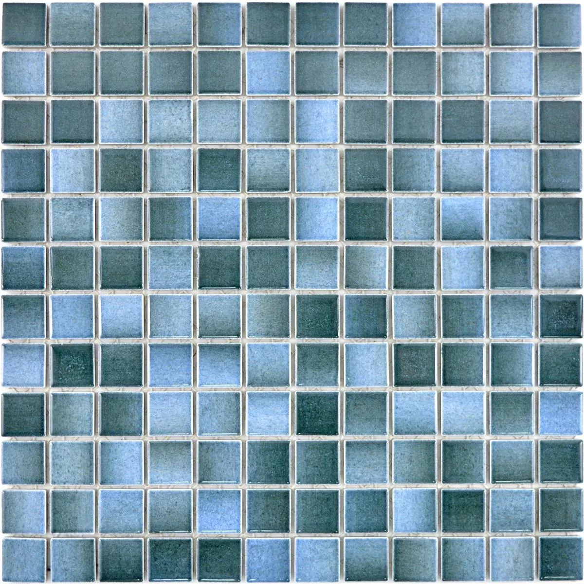 Cerámica Azulejos De Mosaico Picasso Azul