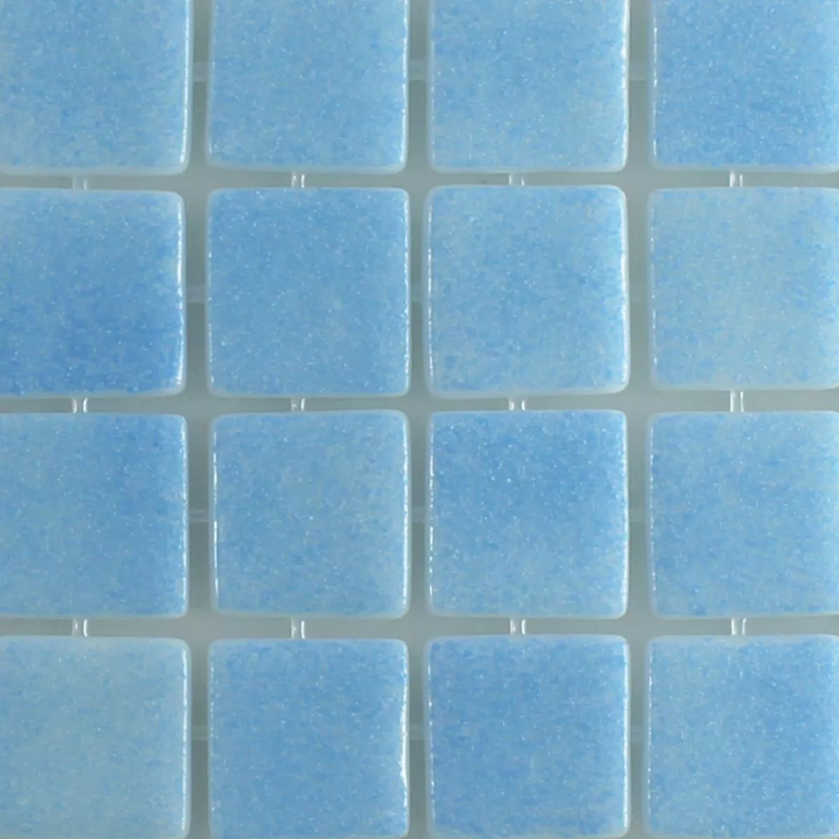 Muestra Cristal Piscina Mosaico Antonio Azul Claro