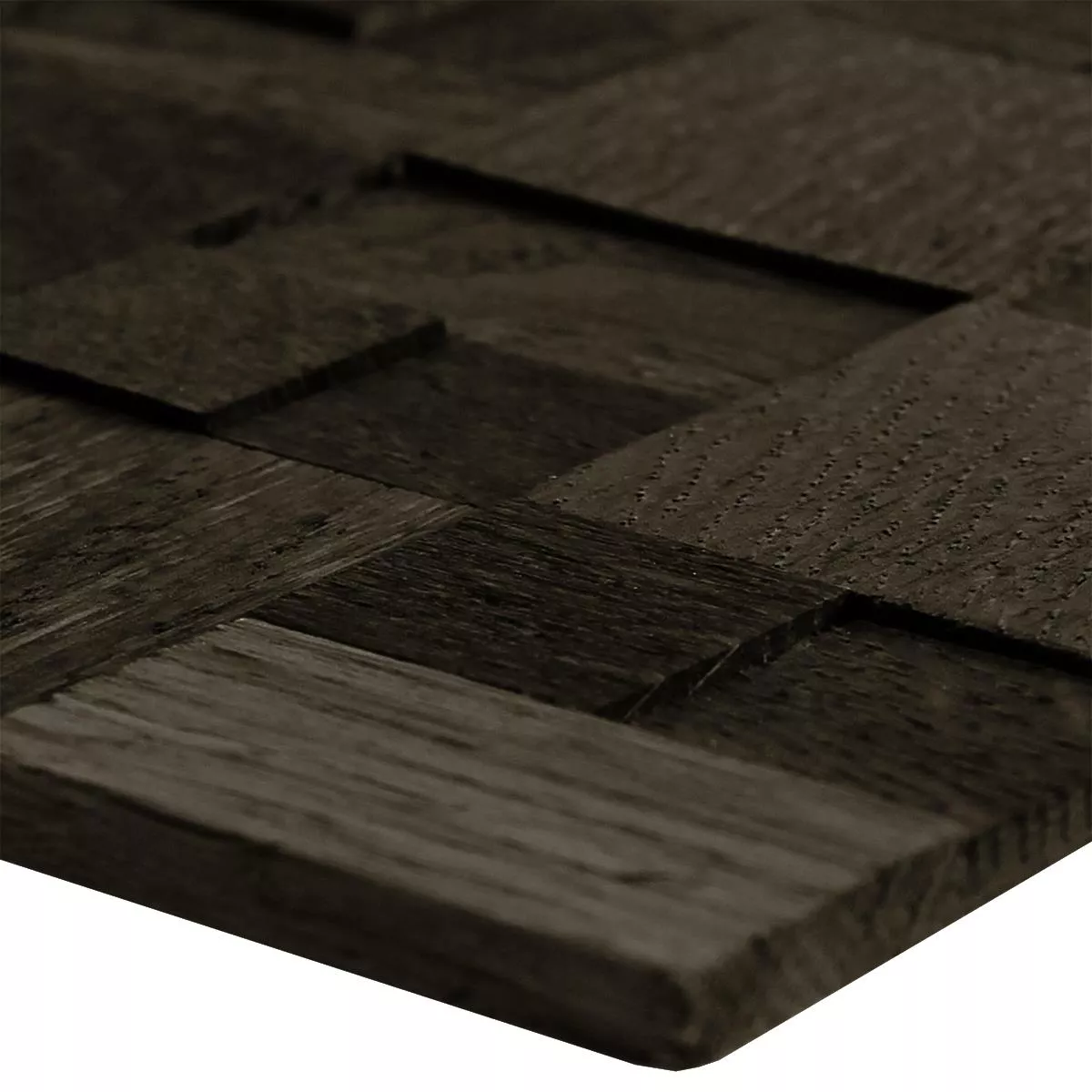 Azulejos De Mosaico Madera Paris Autoadhesivo 3D Gris Oscuro Azulejos De Mosaico Madera Paris Autoadhesivo 3D Gris Oscuro