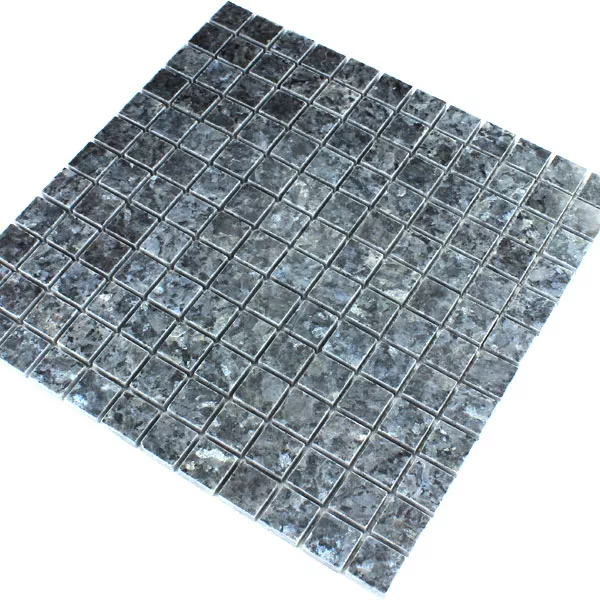 Azulejos De Mosaico Granito 23x23x8mm Blue Pearl