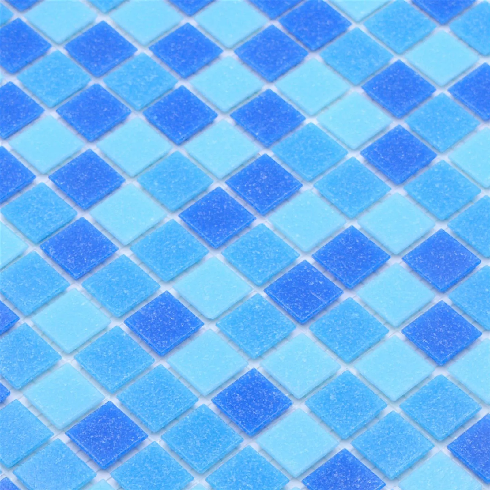 Muestra Piscina Mosaico North Sea Azul Turquesa Mix