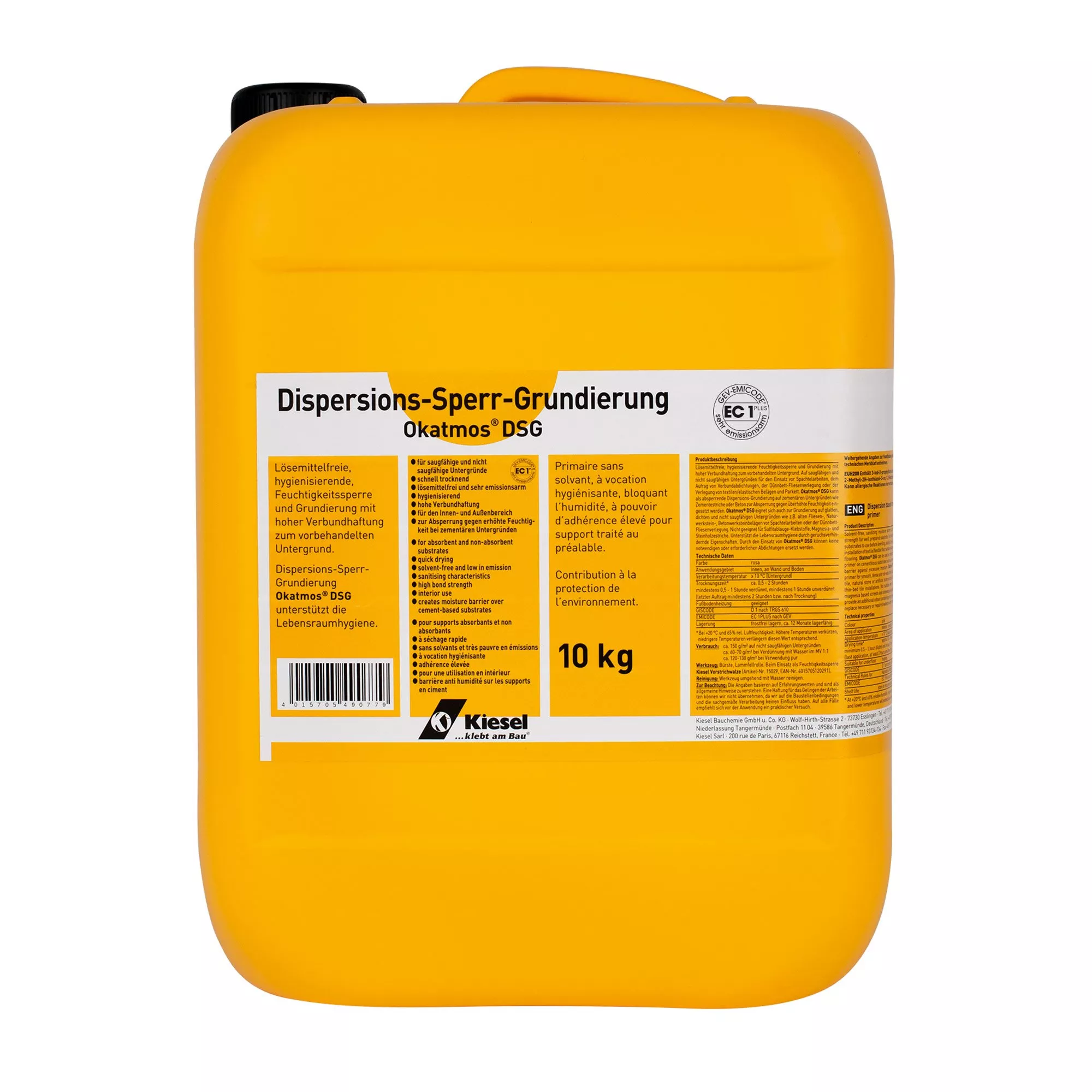 Imprimación En Dispersión Kiesel Okatmos DSG - Interior Y Exterior (10KG) Imprimación En Dispersión Kiesel Okatmos DSG - Interior Y Exterior (10KG)