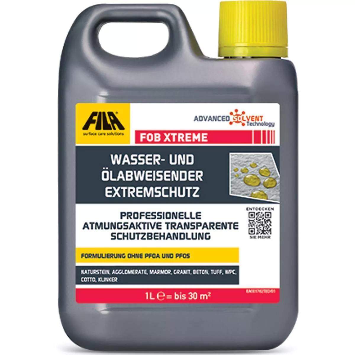 Fila FOB XTREME Repelente al agua y al aceite Protección extrema 5 L