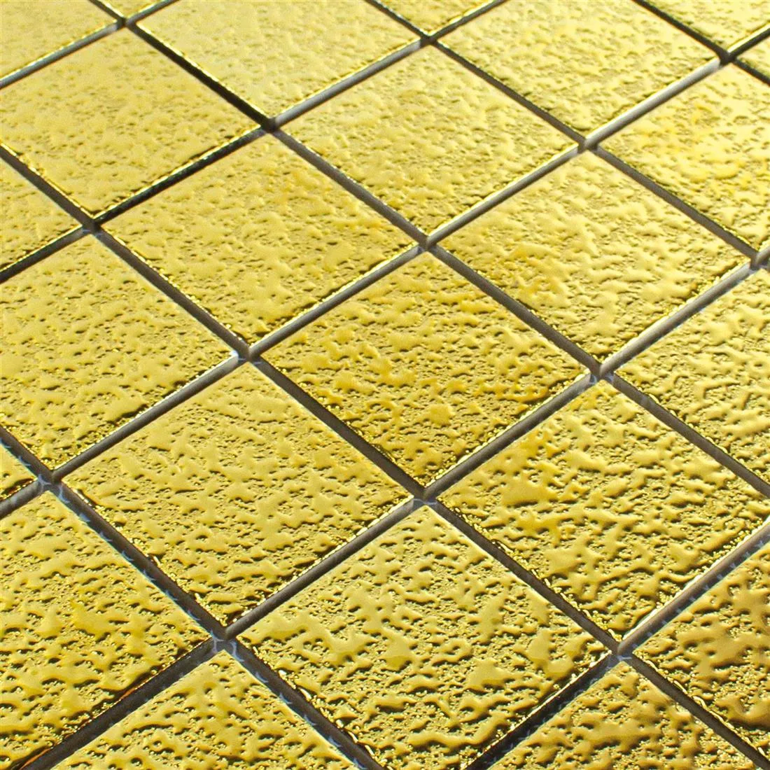 Mosaico Cerámico Azulejos Jackson Oro Forjado