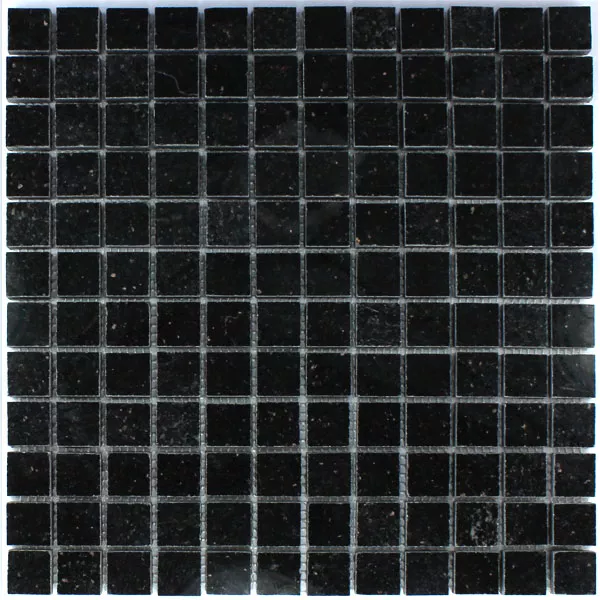 Muestra Azulejos De Mosaico Granito  Galaxy Negro