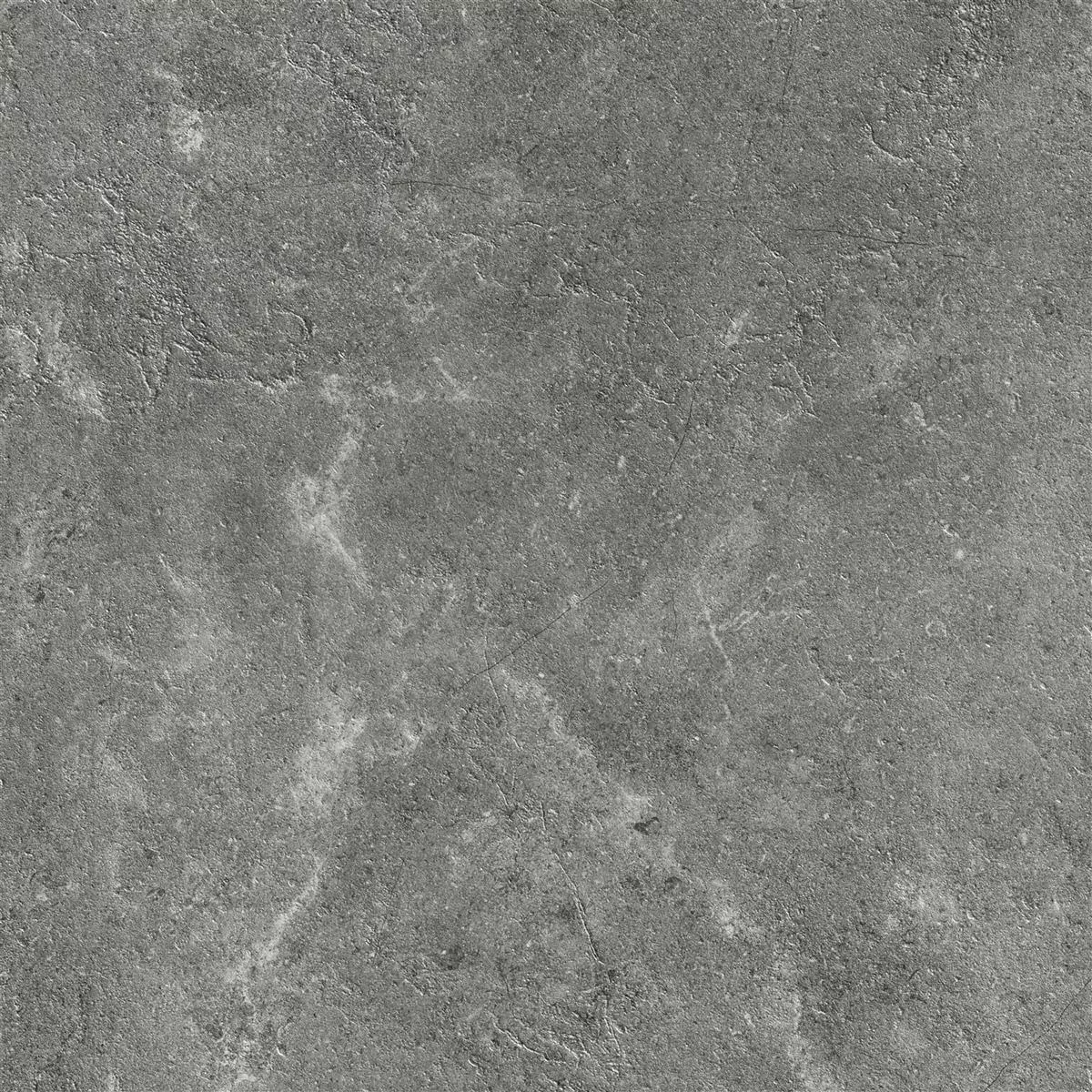Pavimento Bangui Aspecto de Piedra 60x60cm Gris Oscuro