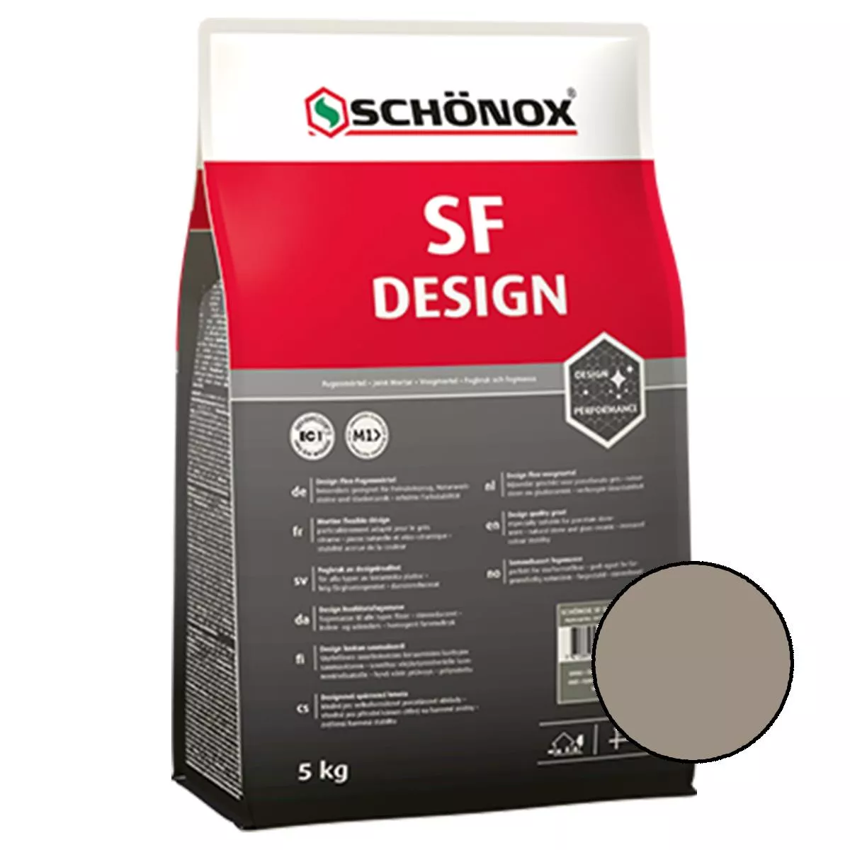 Lechada Schönox SF Design Arena Gris 5 kg