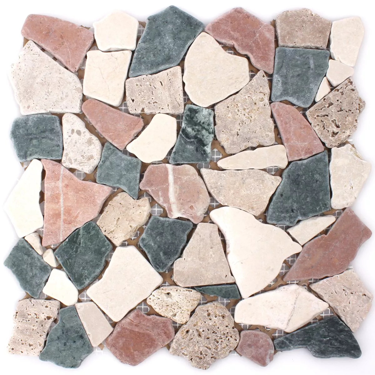 Azulejos De Mosaico Cantera De Mármol Multi